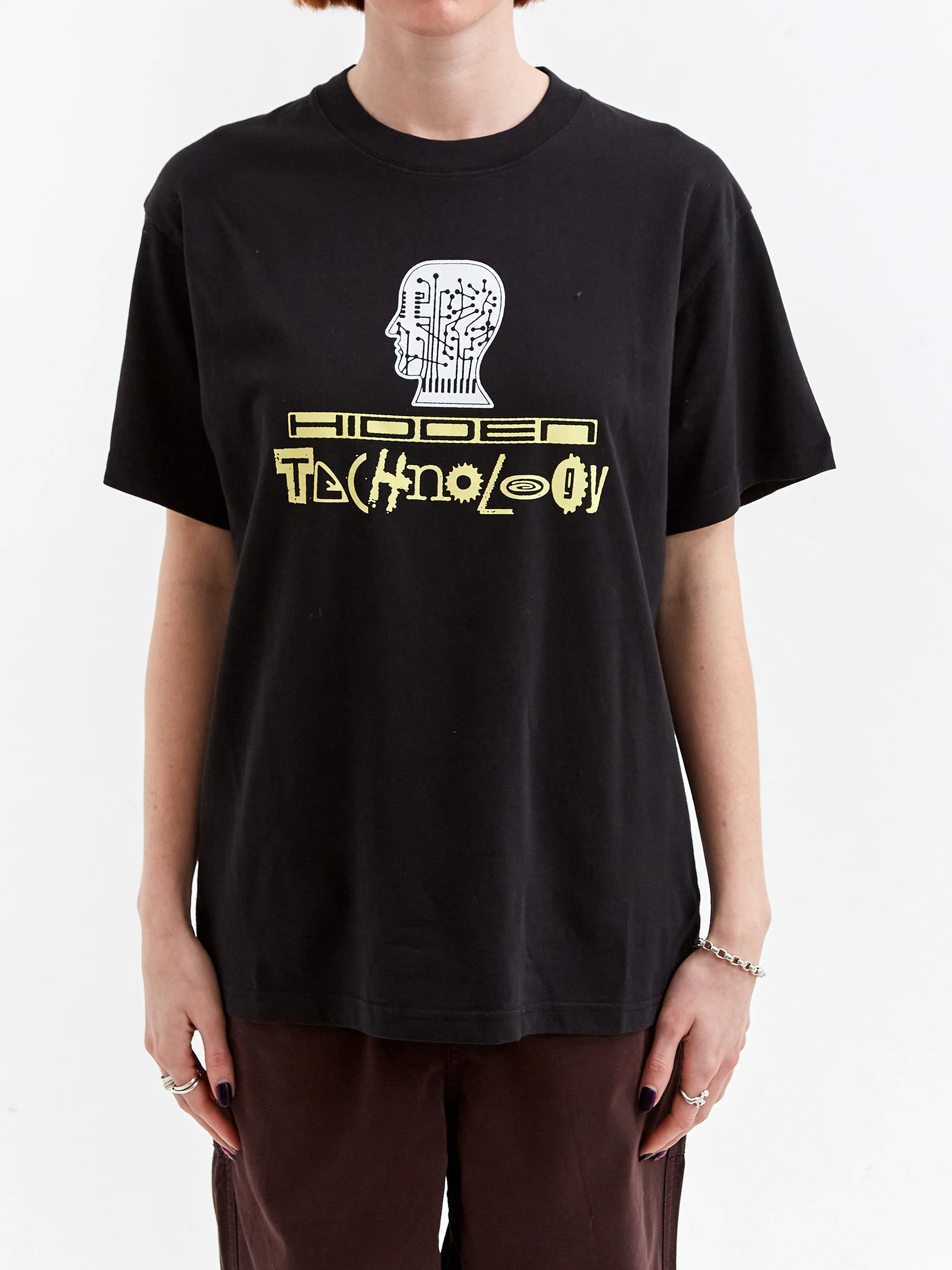 Brain Dead Hidden Tech T-Shirt W - Black