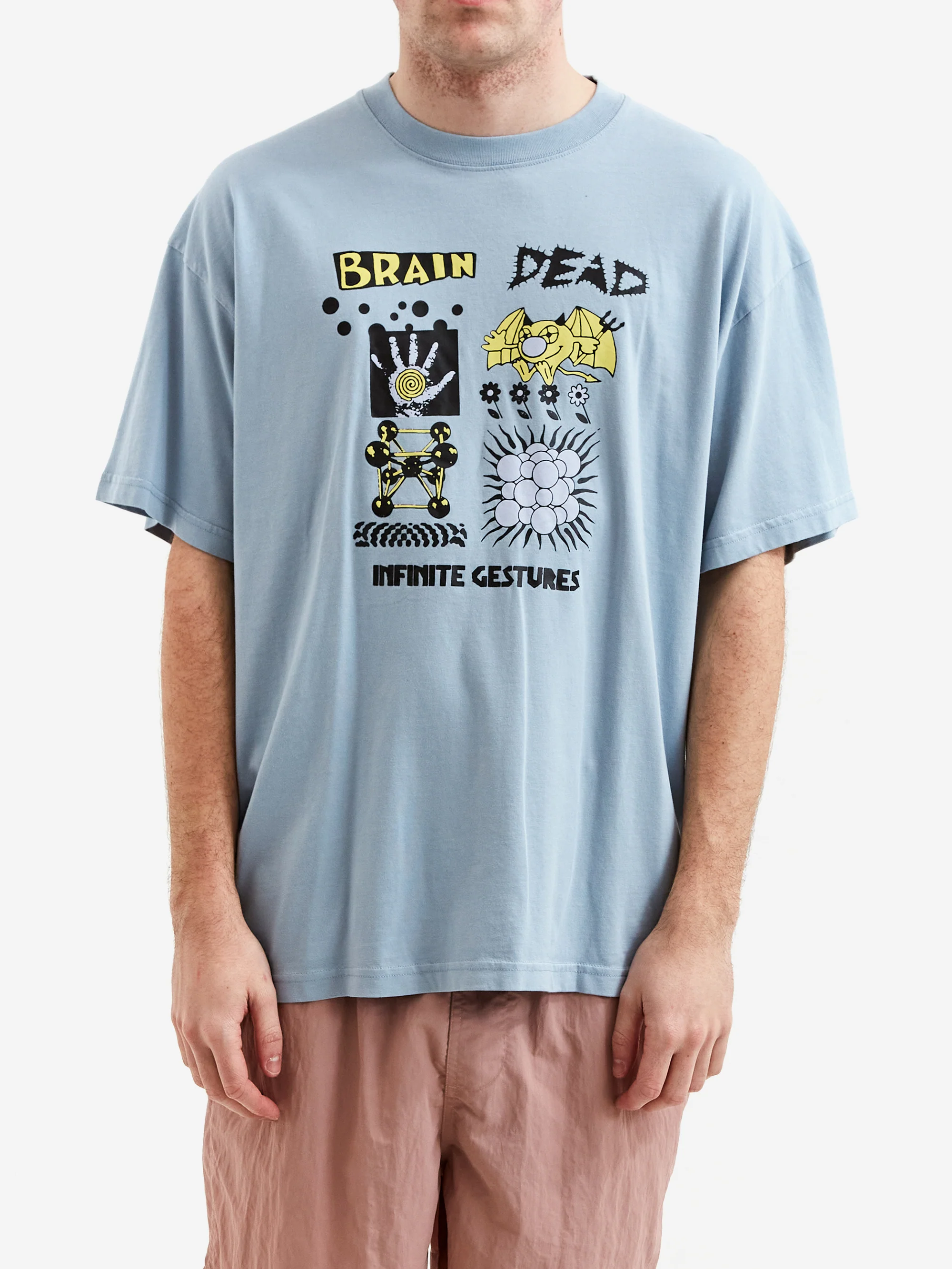 Brain Dead Infinite Gestures T-Shirt - Slate