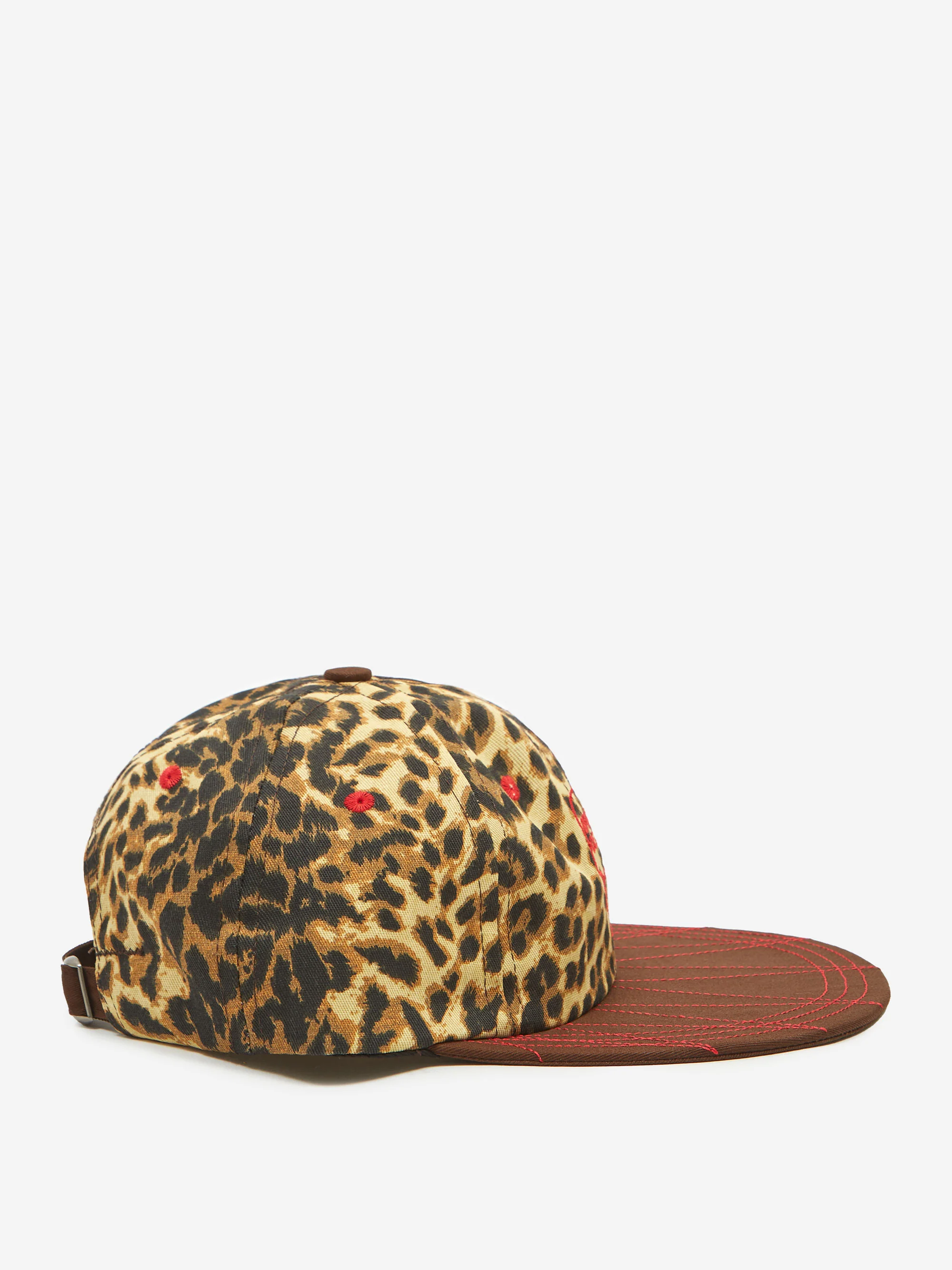 Brain Dead Logohead Longbrim Hat - Leopard - Image 3