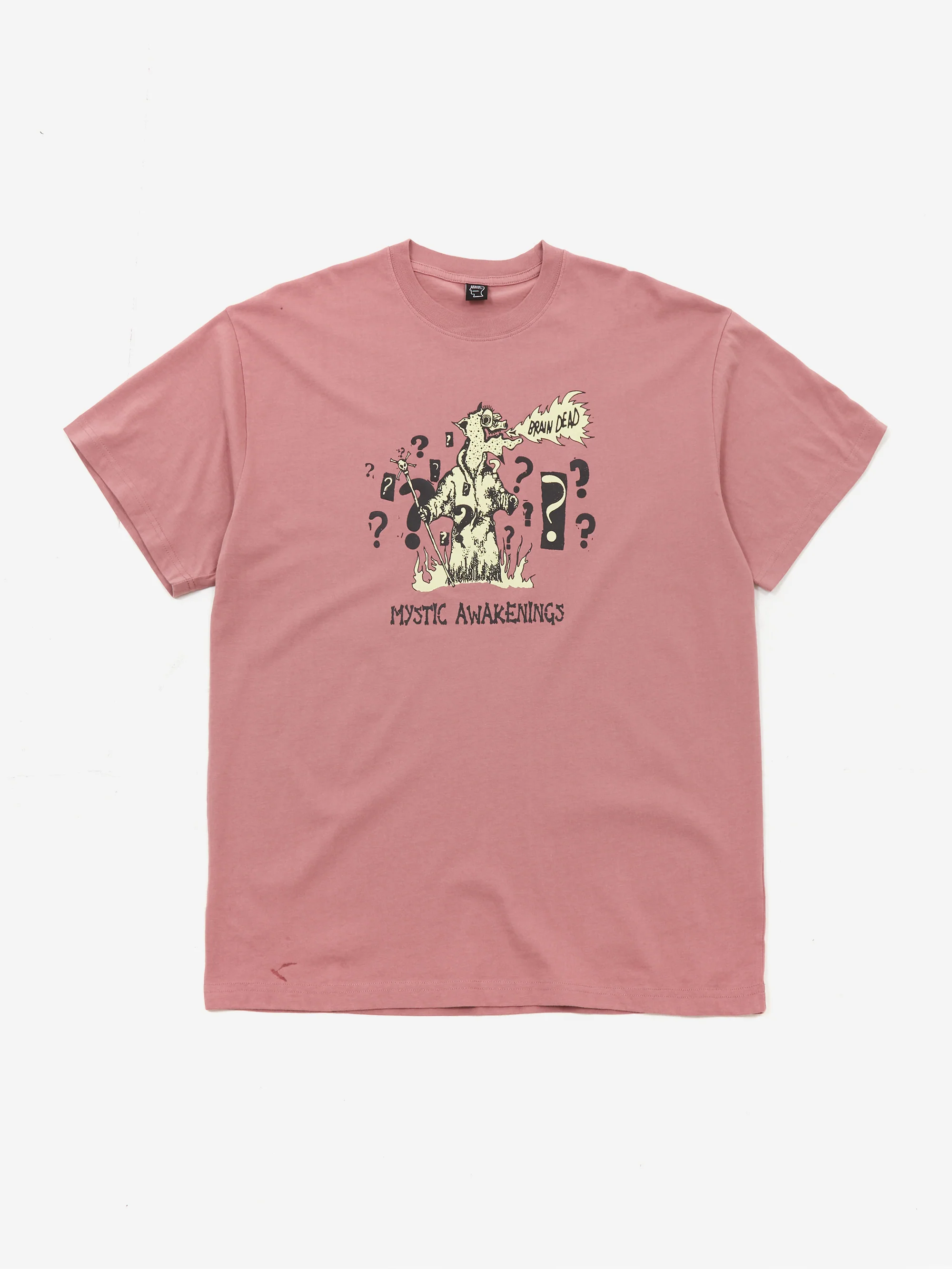 Brain Dead Mystic Awakenings T-Shirt - Rose Taupe
