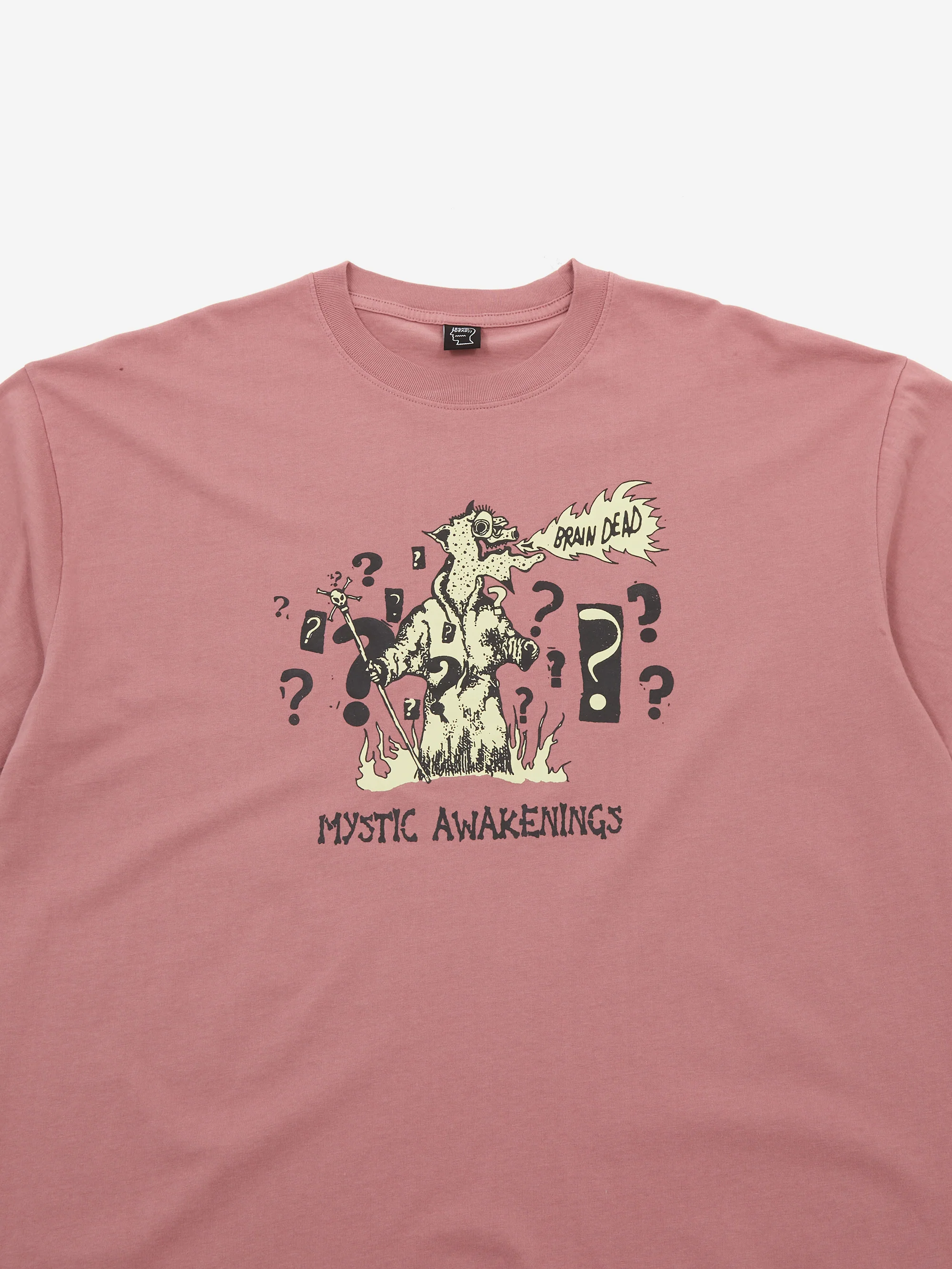 Brain Dead Mystic Awakenings T-Shirt - Rose Taupe - Image 3