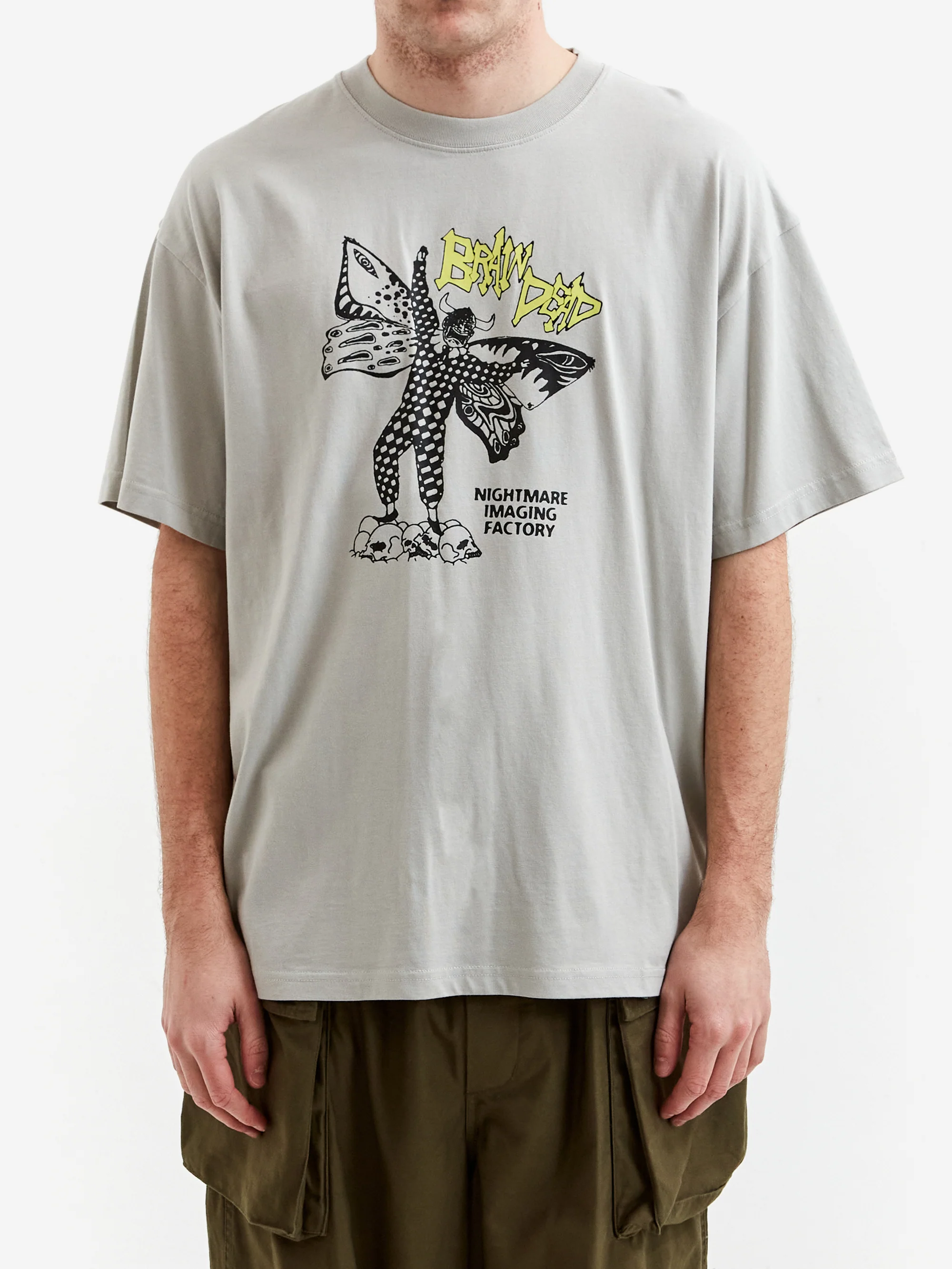 Brain Dead Nightmare Factory Cement T-Shirt - Cement - Image 2