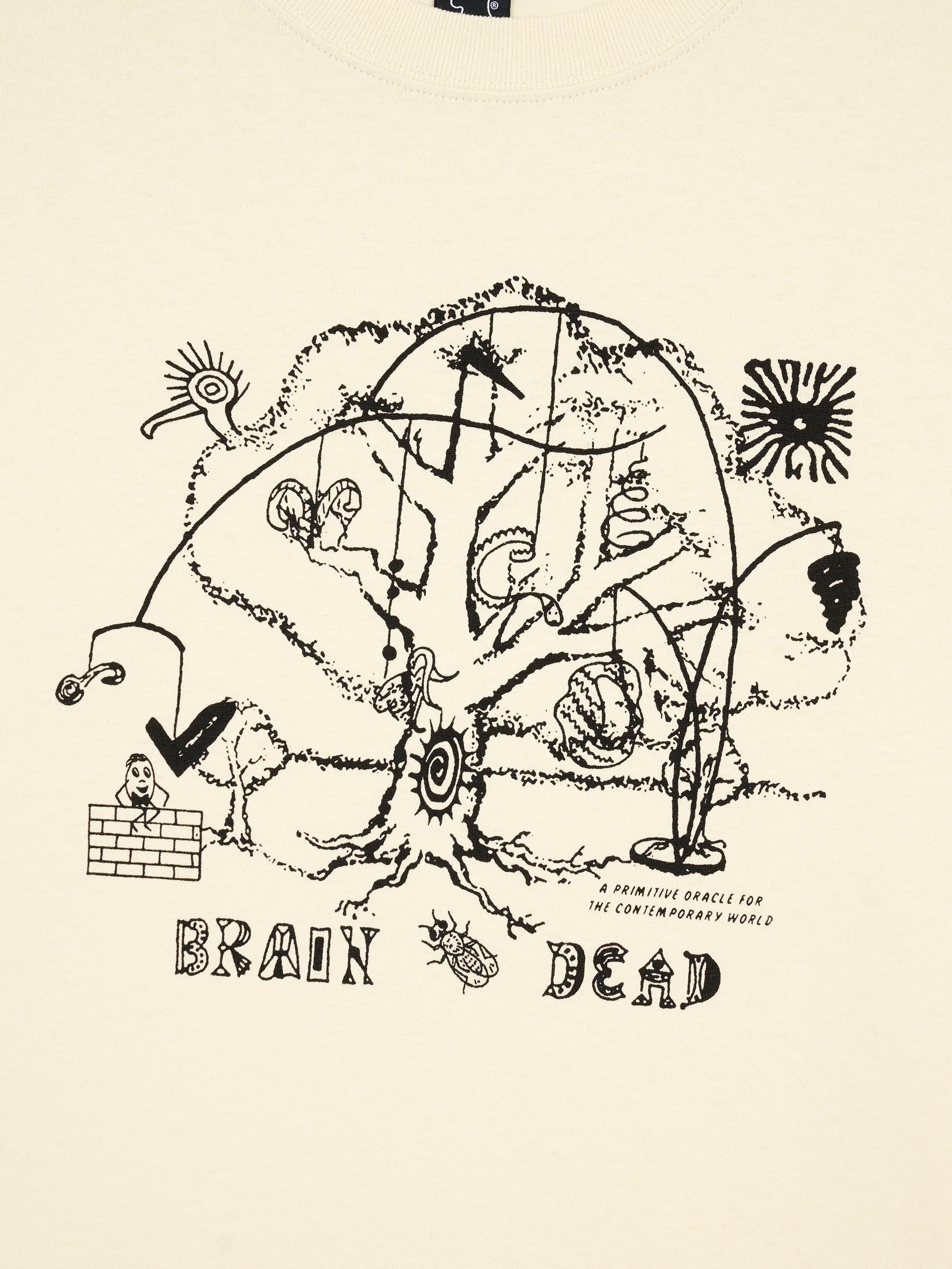 Brain Dead Oracle T-shirt - Natural - Image 2