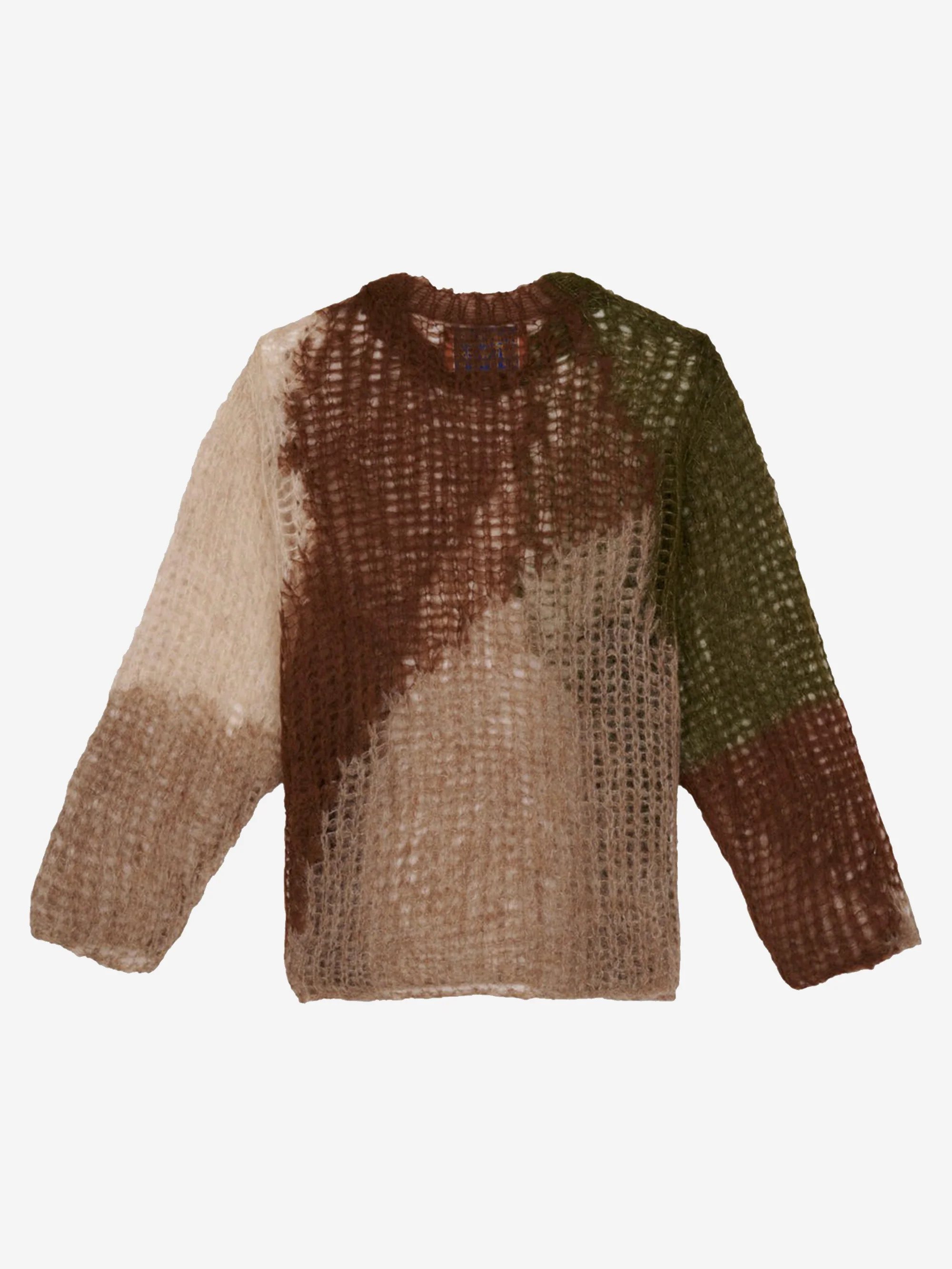 Brain Dead Organic Threadbare Sweater - Olive - Image 6