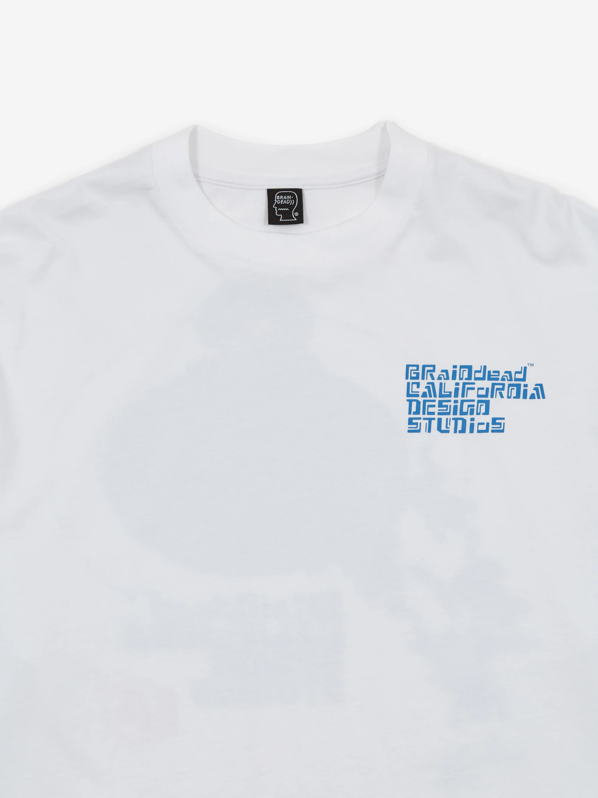 Brain Dead Permit Everything Longsleeve T-Shirt - White - Image 3