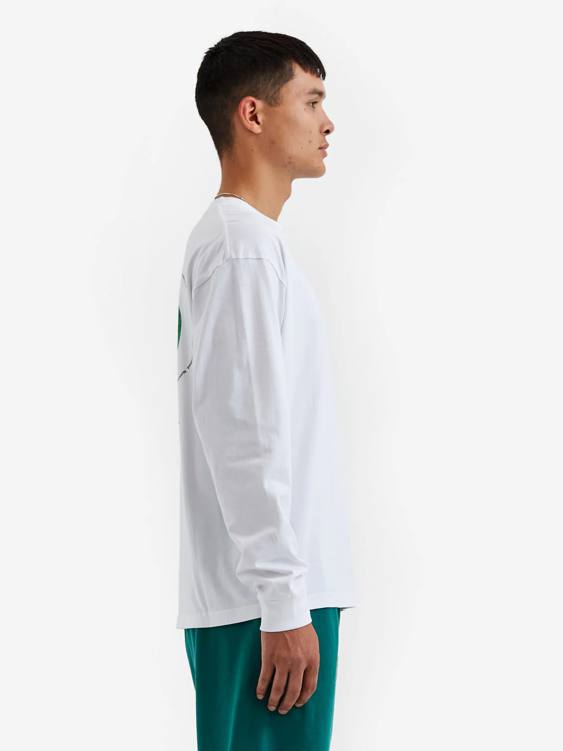Brain Dead Permit Everything Longsleeve T-Shirt - White - Image 5