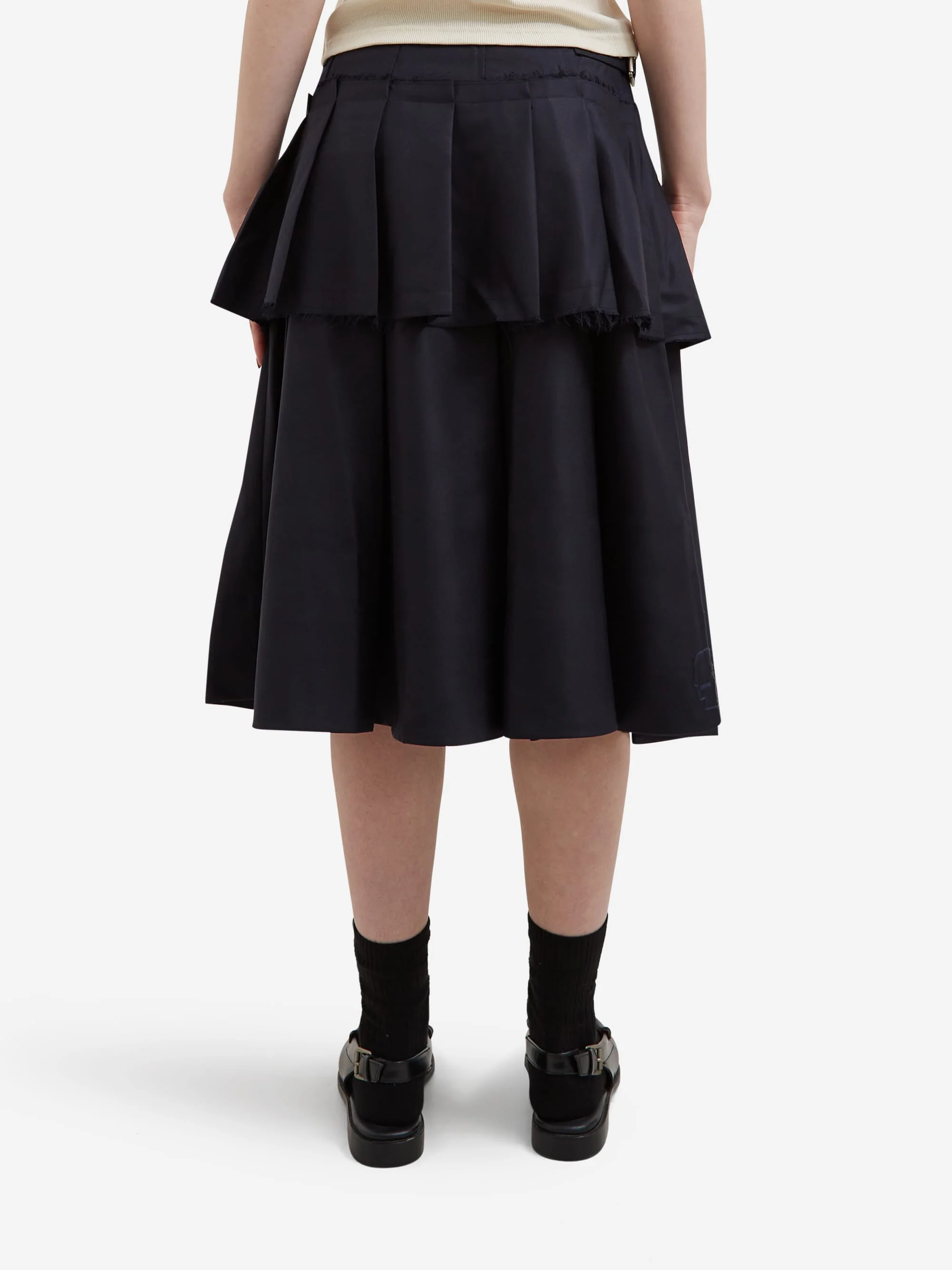 Brain Dead Pleated Skirt - Midnight Blue - Image 3