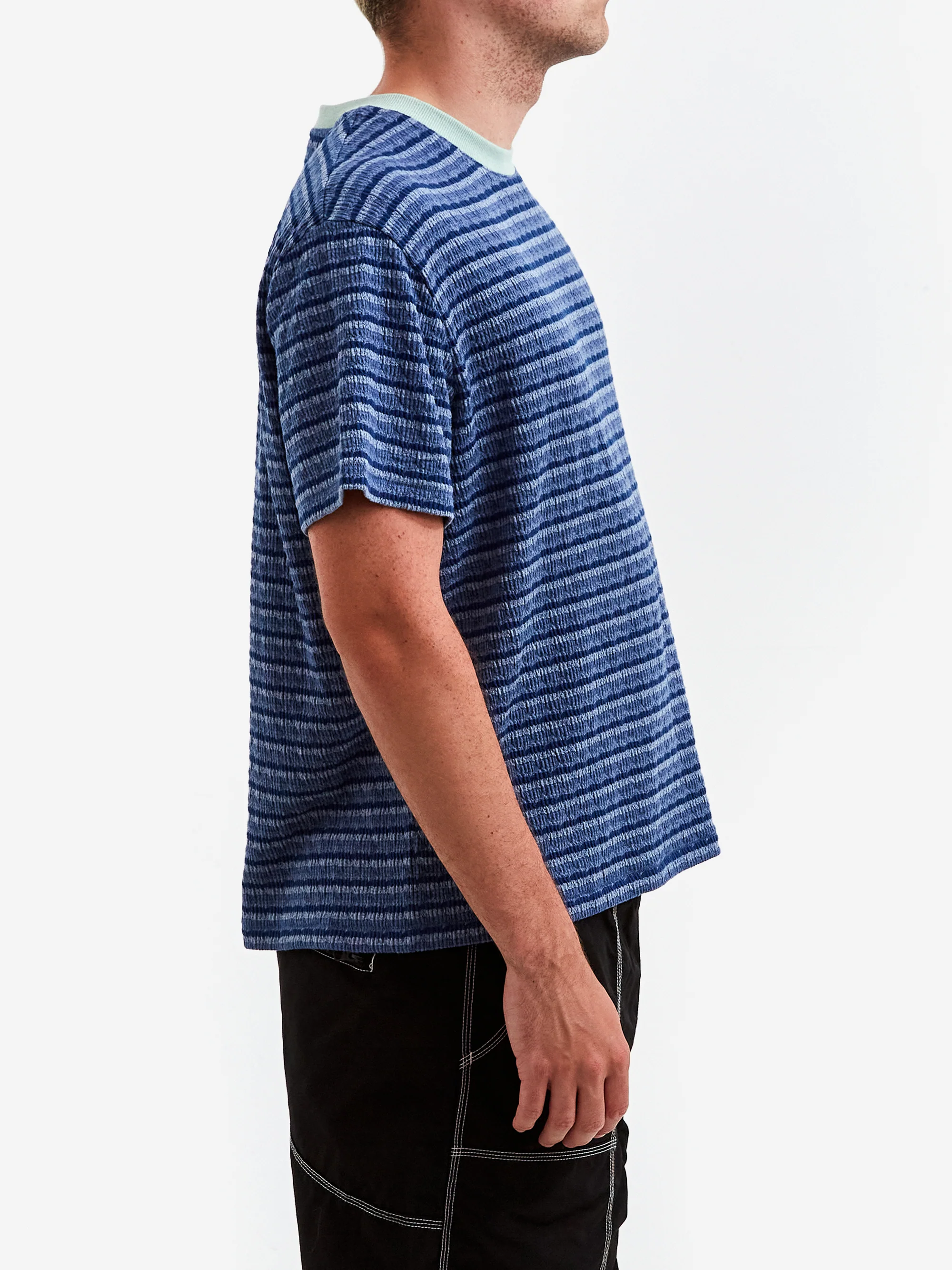 Brain Dead Pruned Short Sleeve T-Shirt - Blue - Image 5