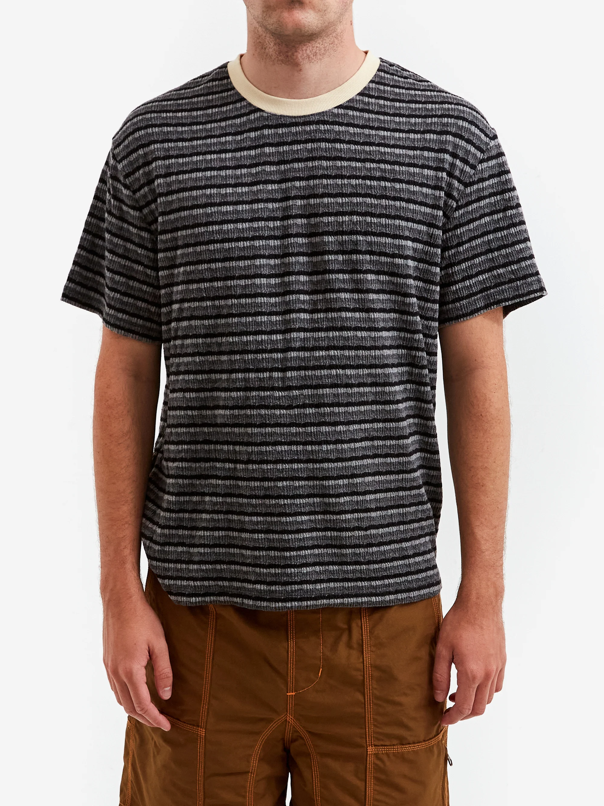 Brain Dead Pruned Short Sleeve T-Shirt - Charcoal - Image 2