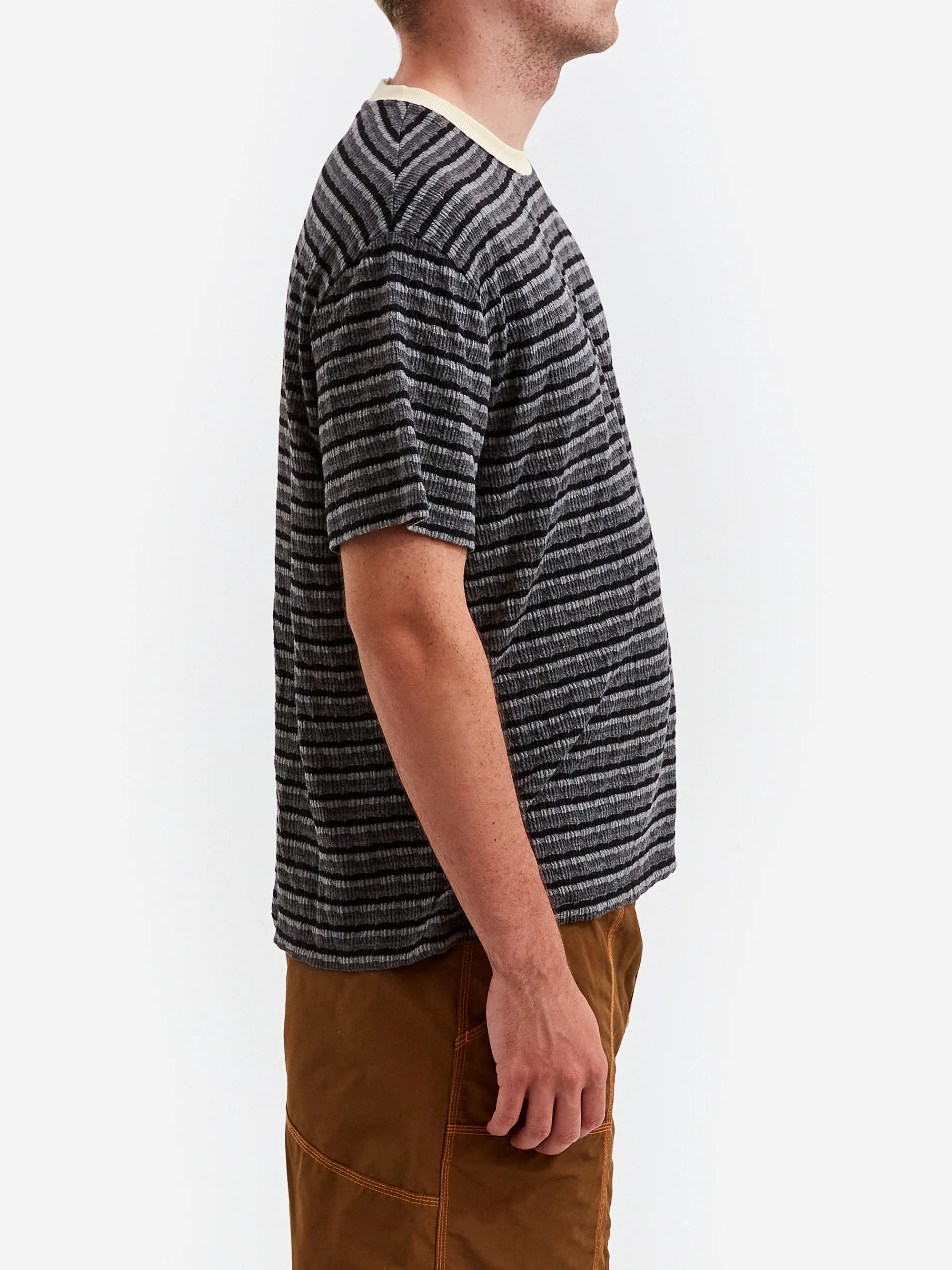 Brain Dead Pruned Short Sleeve T-Shirt - Charcoal - Image 5