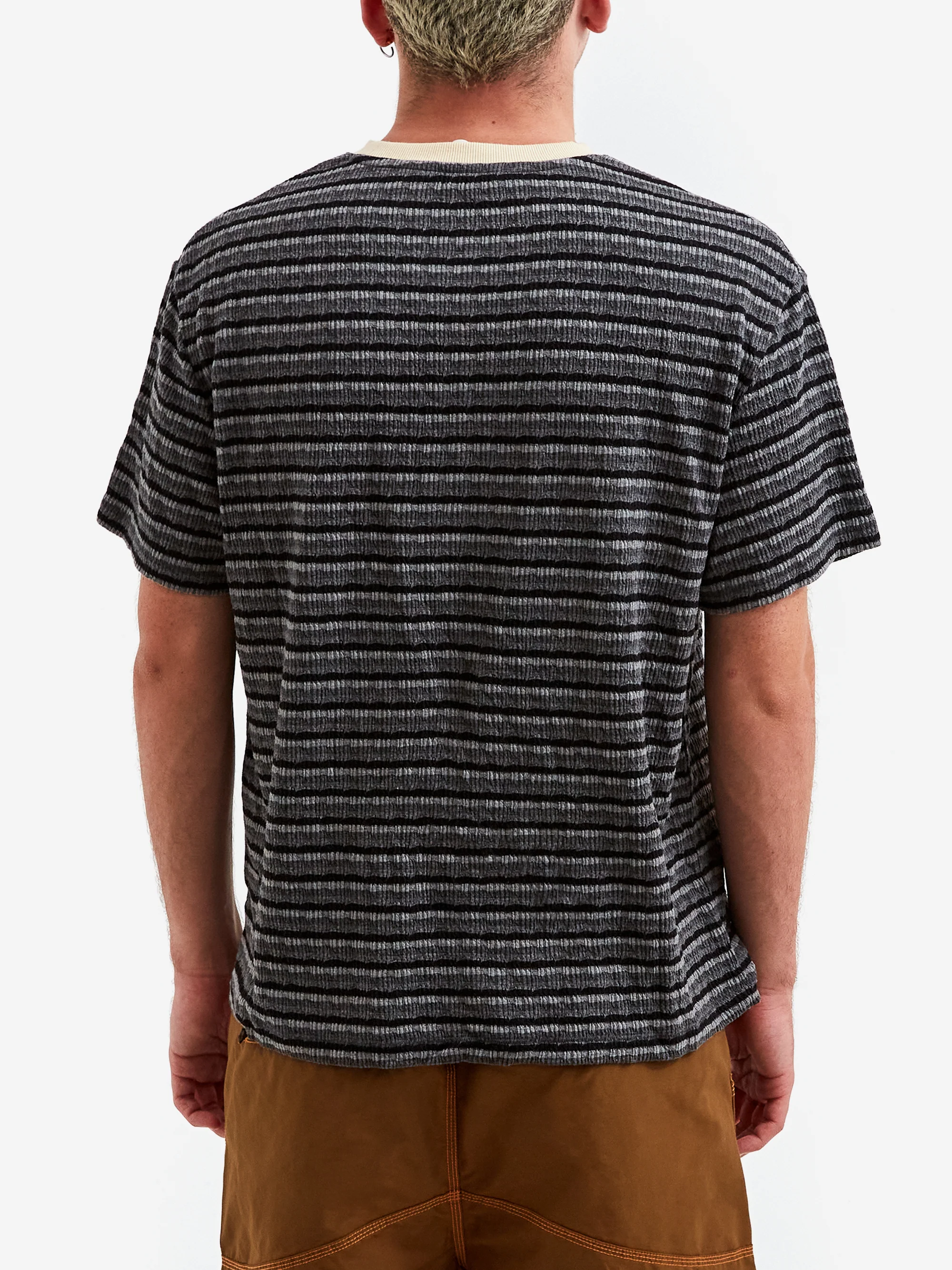 Brain Dead Pruned Short Sleeve T-Shirt - Charcoal - Image 6