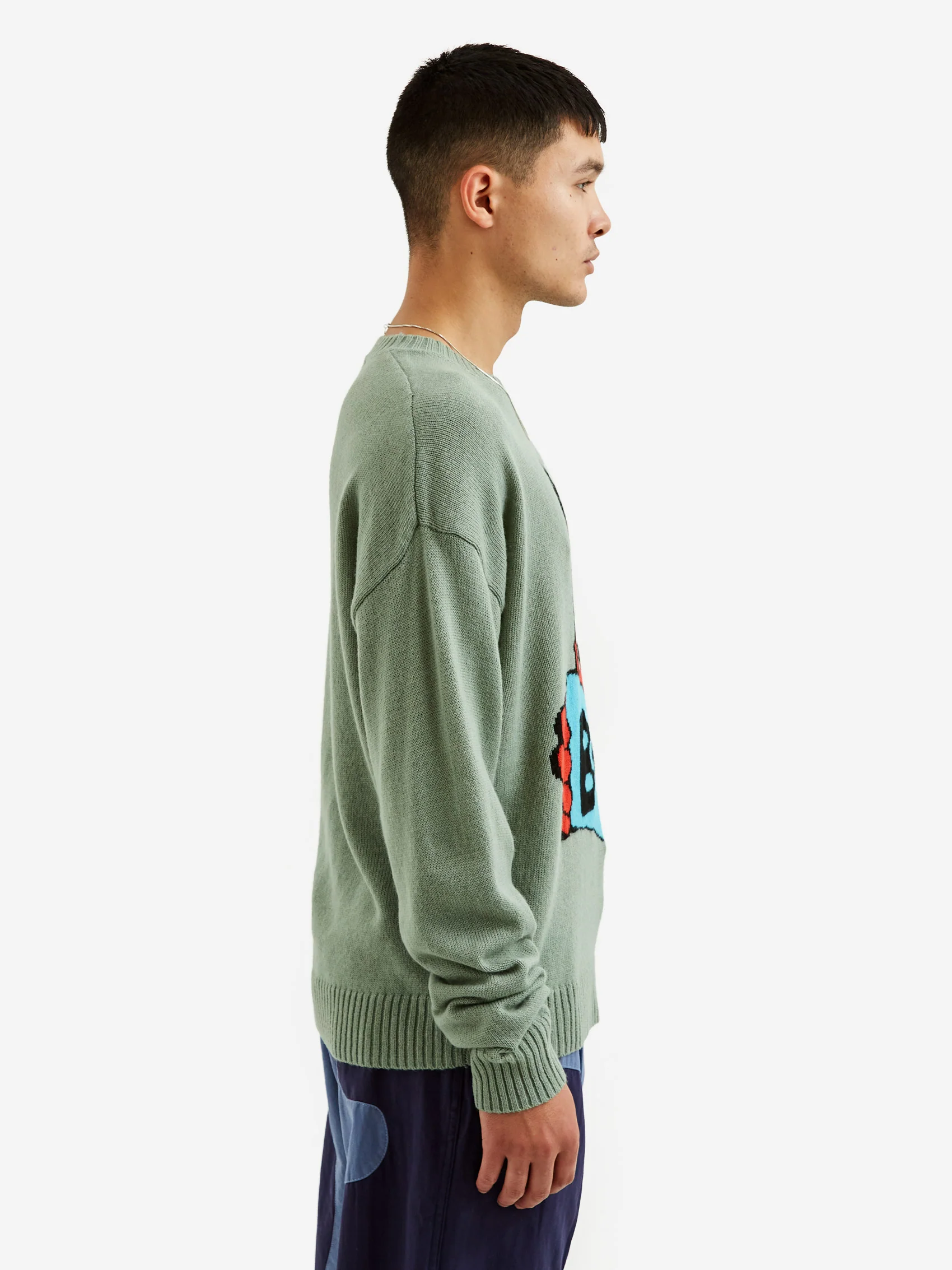 Brain Dead Readers Sweater - Mallard - Image 7