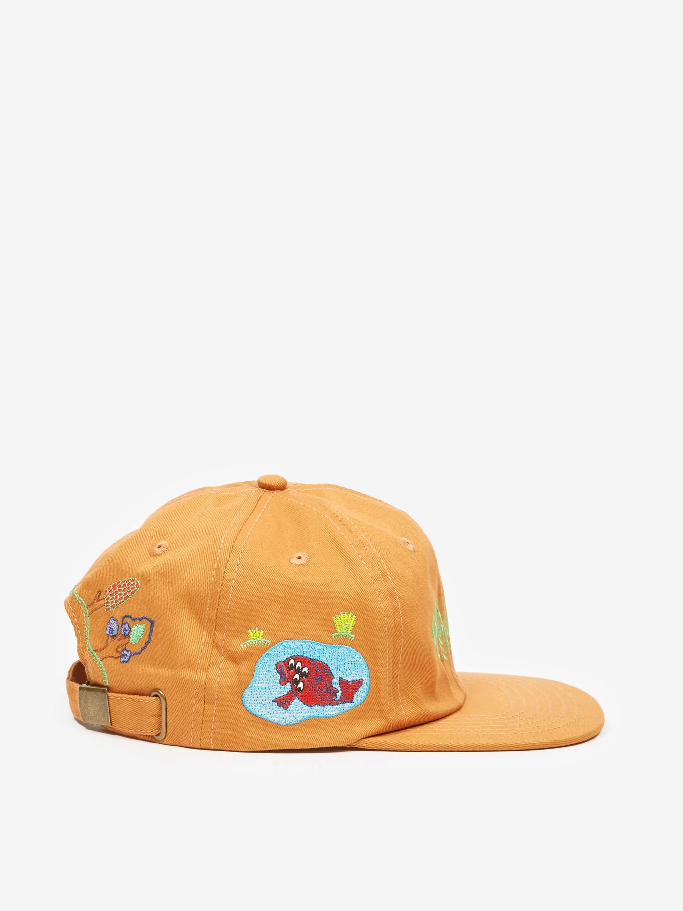 Brain Dead River 6 Panel Cap - Duck Brown - Image 3
