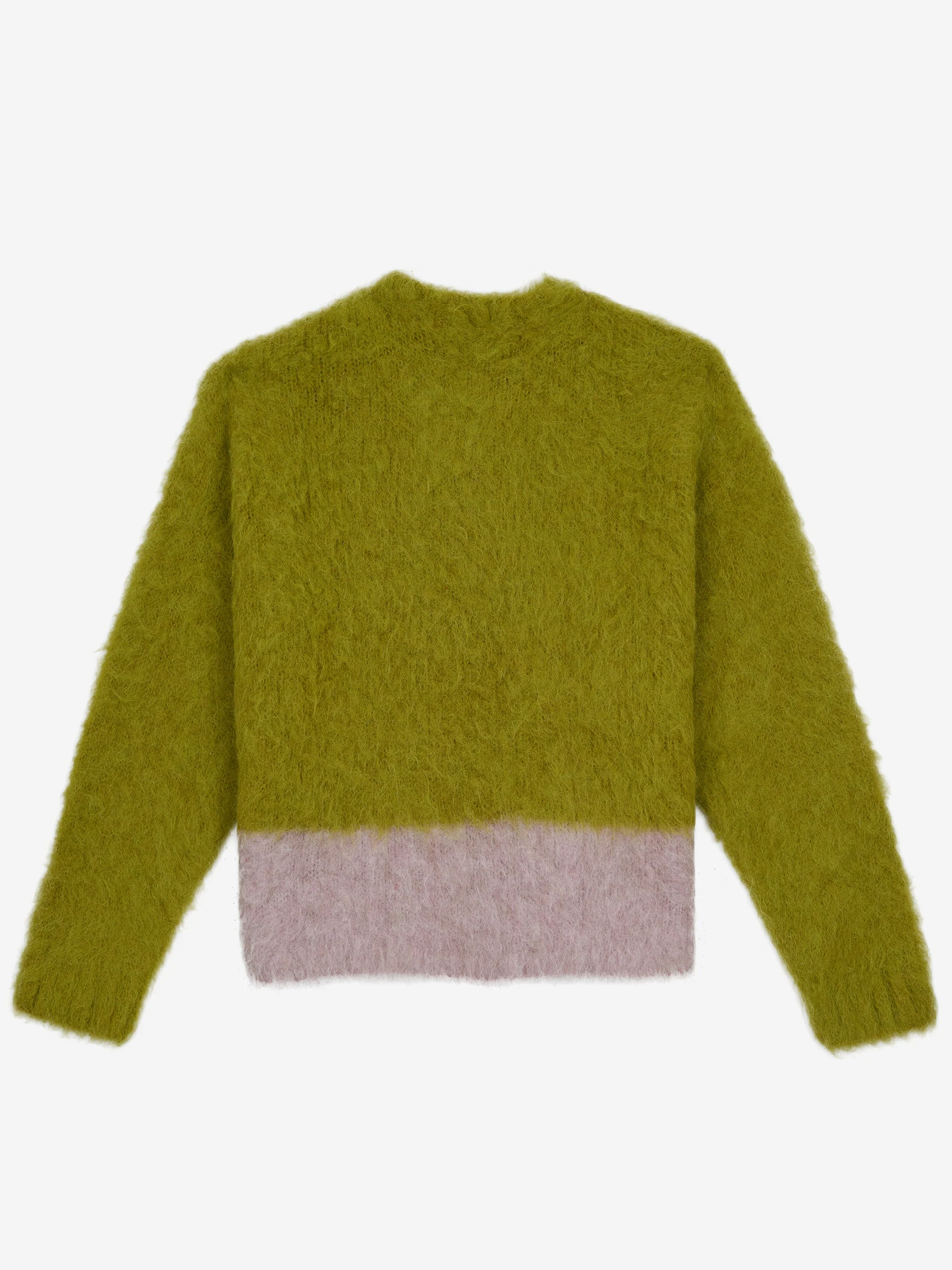 Brain Dead Super Hairy Boxy Knit Sweater W - Lime - Image 7