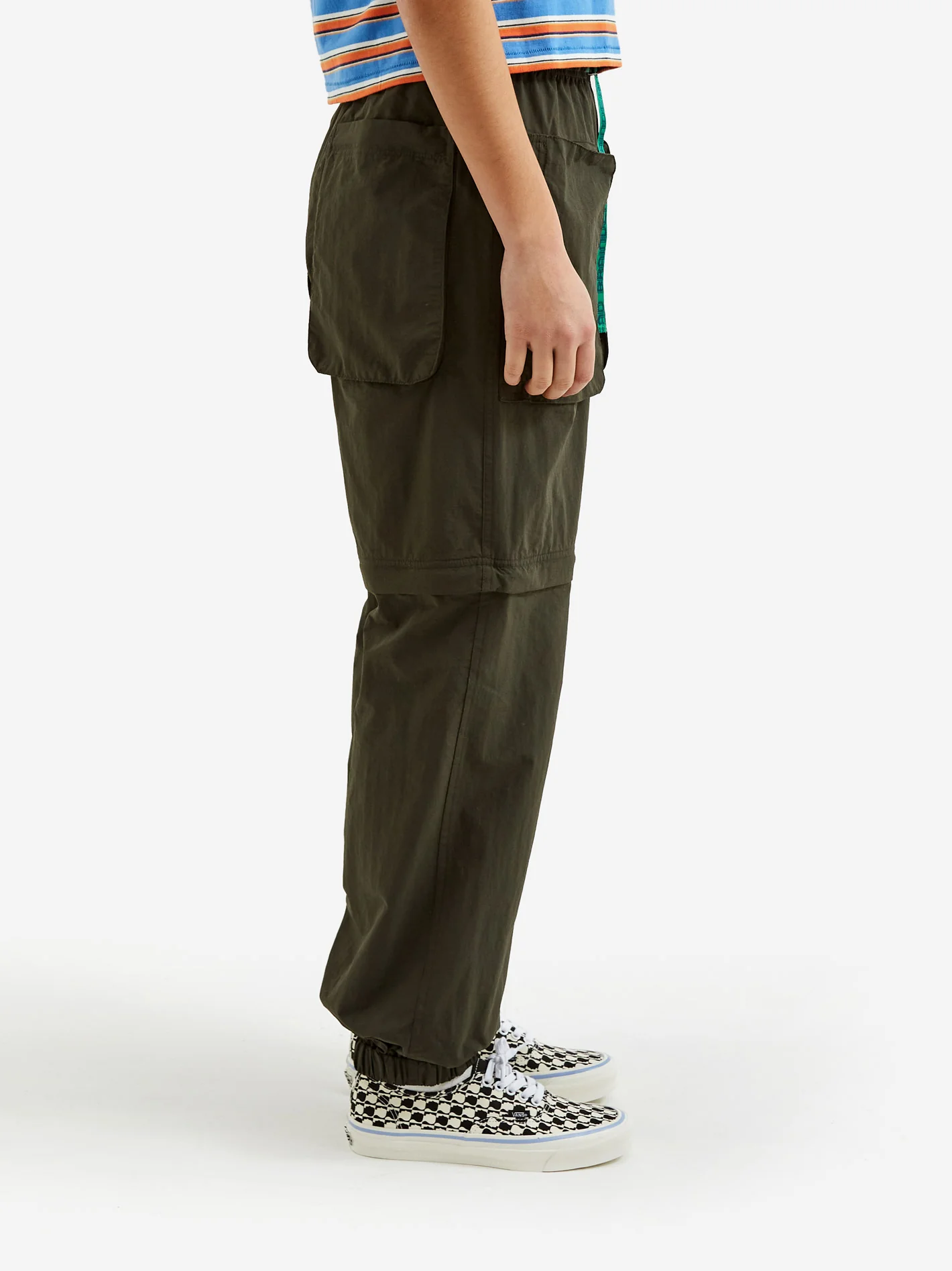 Brain Dead Taslan Convertible Pant W - Olive - Image 3