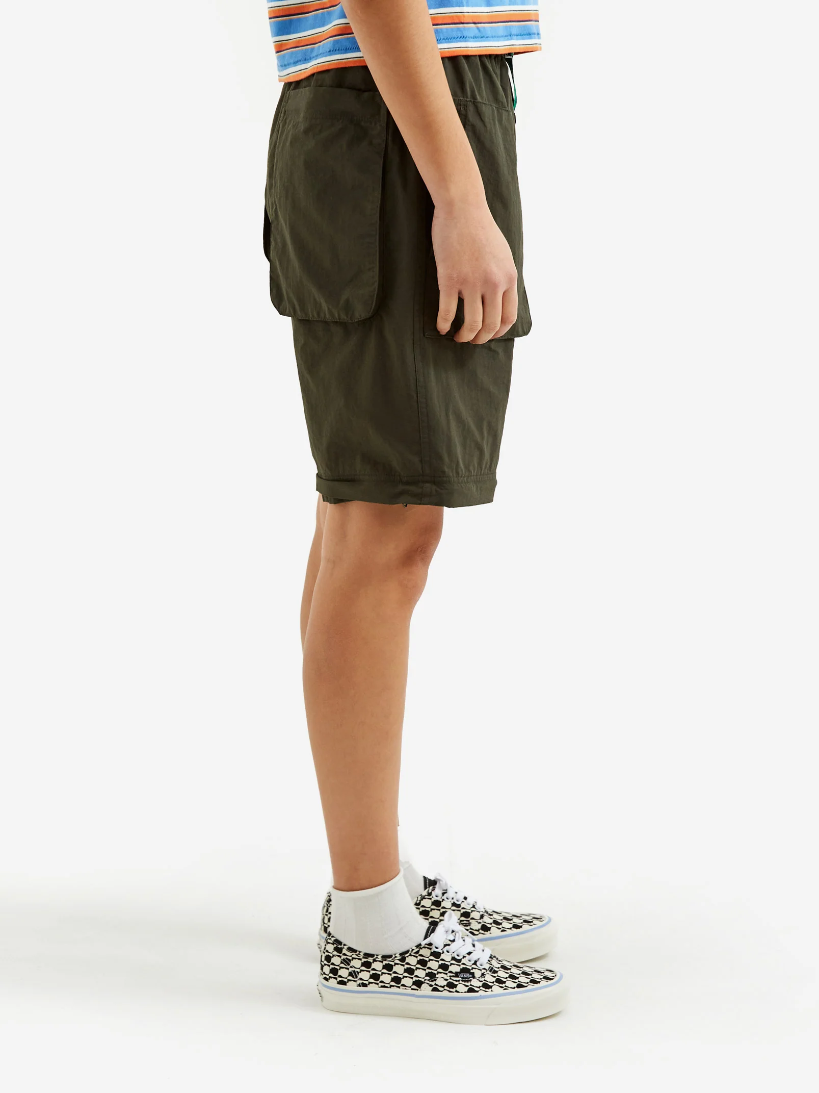 Brain Dead Taslan Convertible Pant W - Olive - Image 6