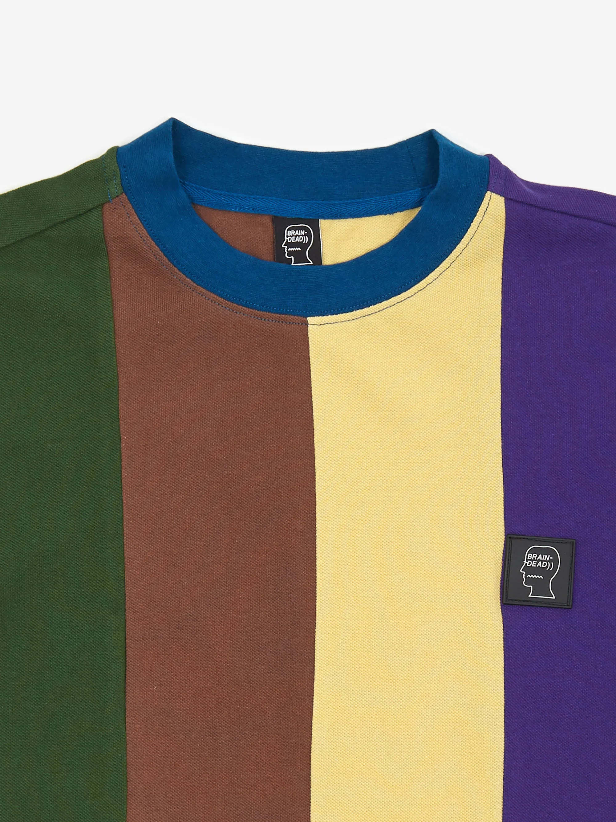 Brain Dead Vet Panelled Longsleeve T-Shirt - Slate - Image 3