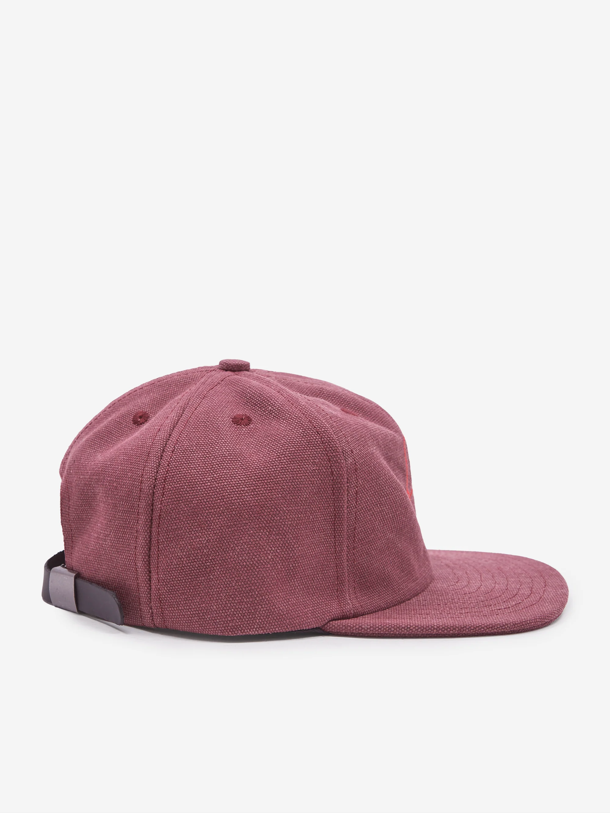 Brain Dead Washed Twill Logohead Hat - Raspberry - Image 3