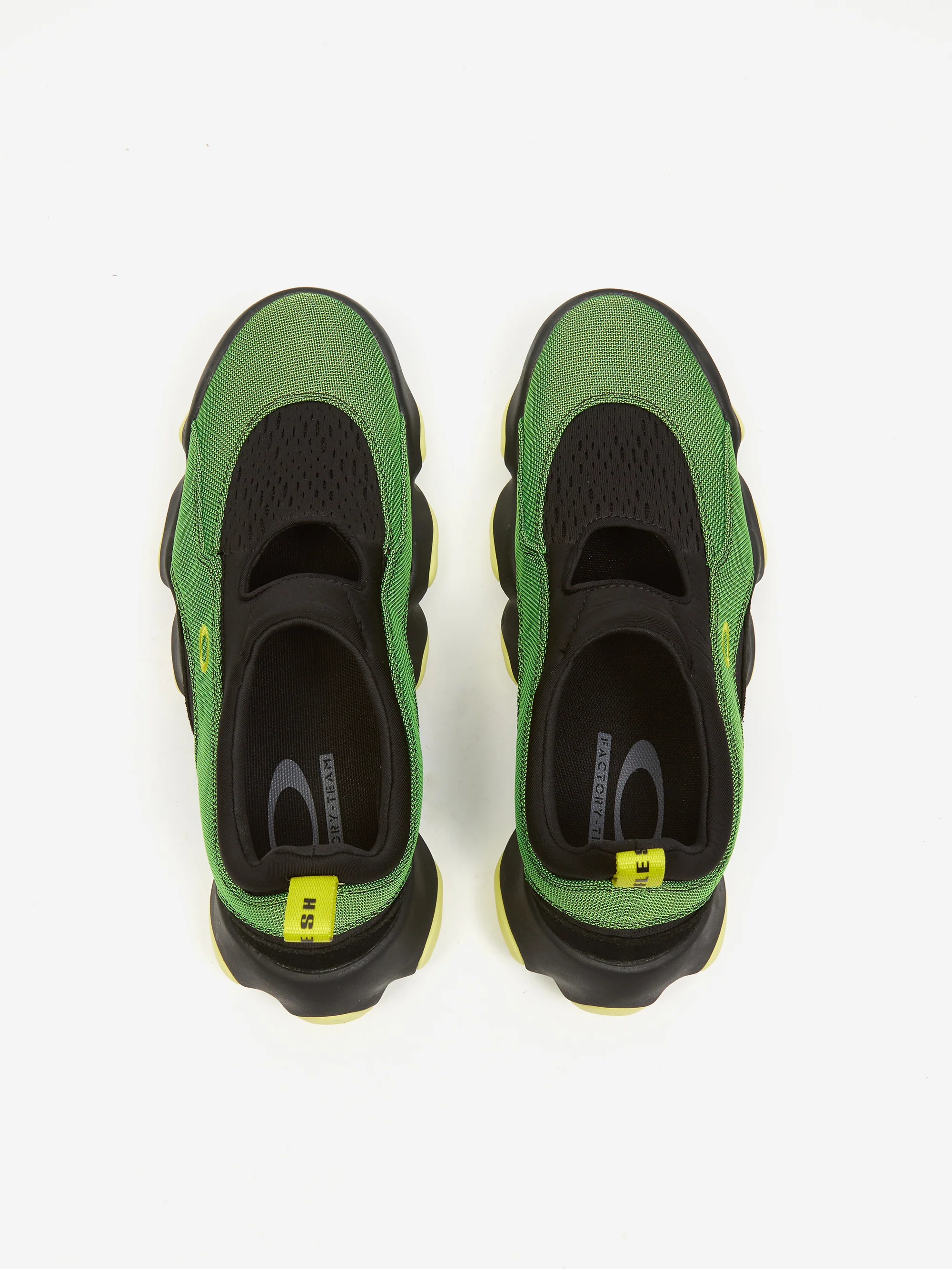 Brain Dead x Oakley Factory Team Flesh Sandal - Green/Lemon - Image 6