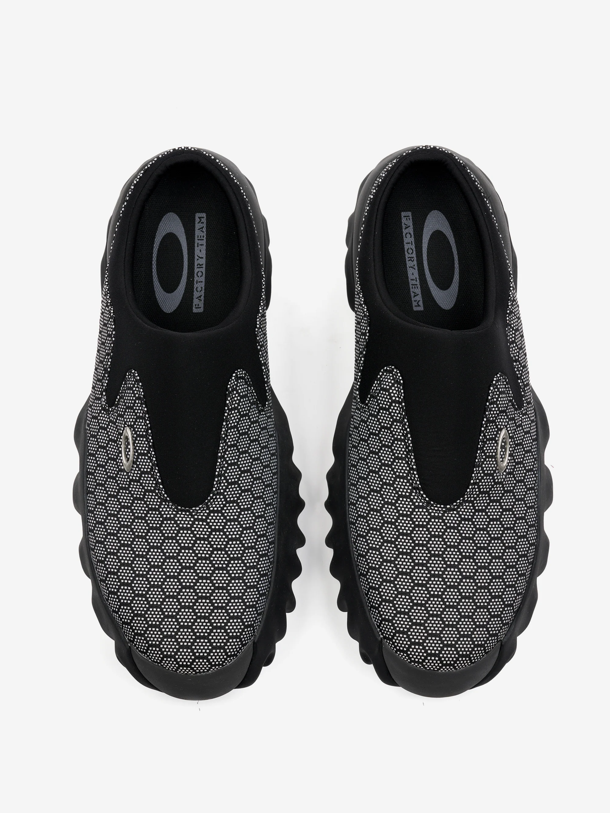 Brain Dead x Oakley Factory Team Nubuck Chop Saw Mule - Honeycomb Black - Image 4