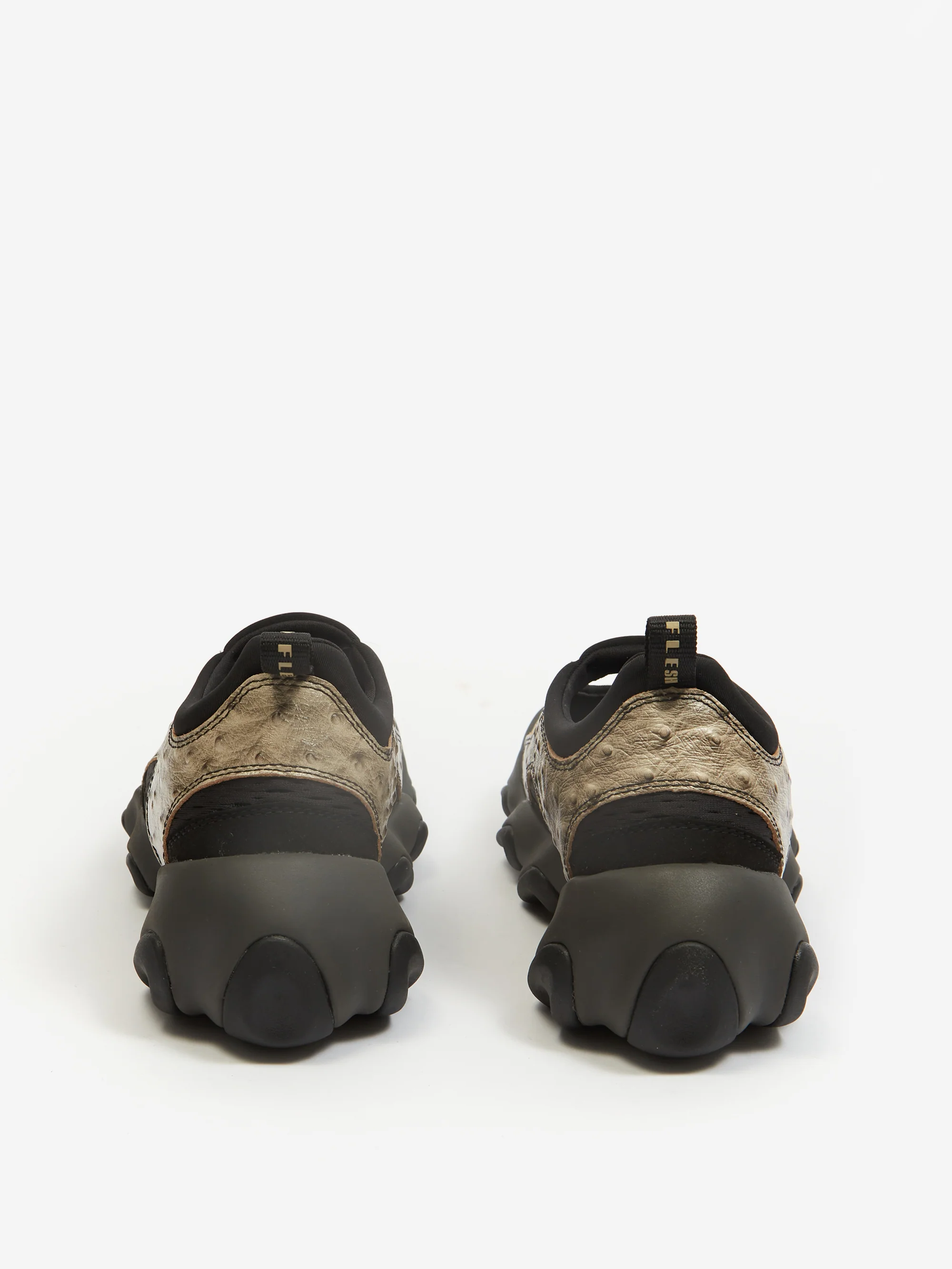 Brain Dead x Oakley Factory Team Ostrich Flesh Sandal - Castle/Black - Image 4