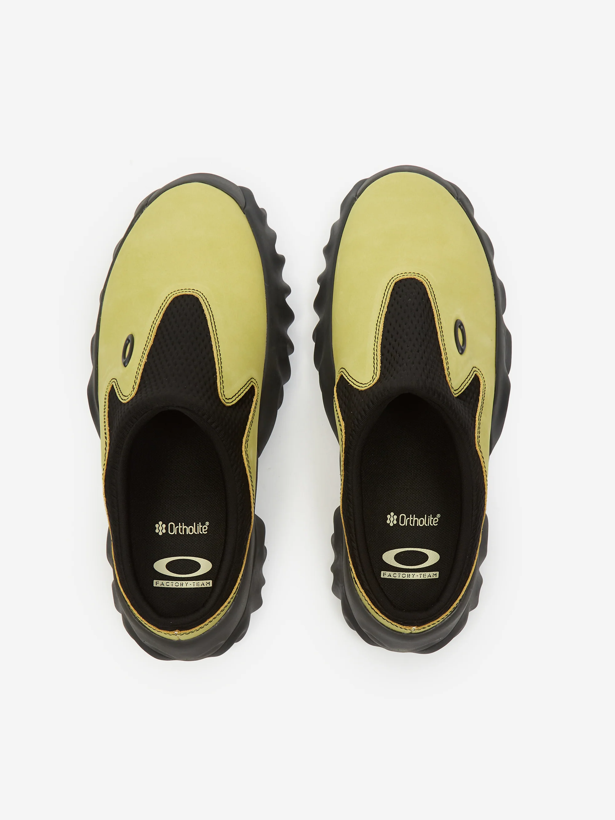 Brain Dead x Oakley Factory Team Suede Chop Saw Mule - Celery/Black - Image 6