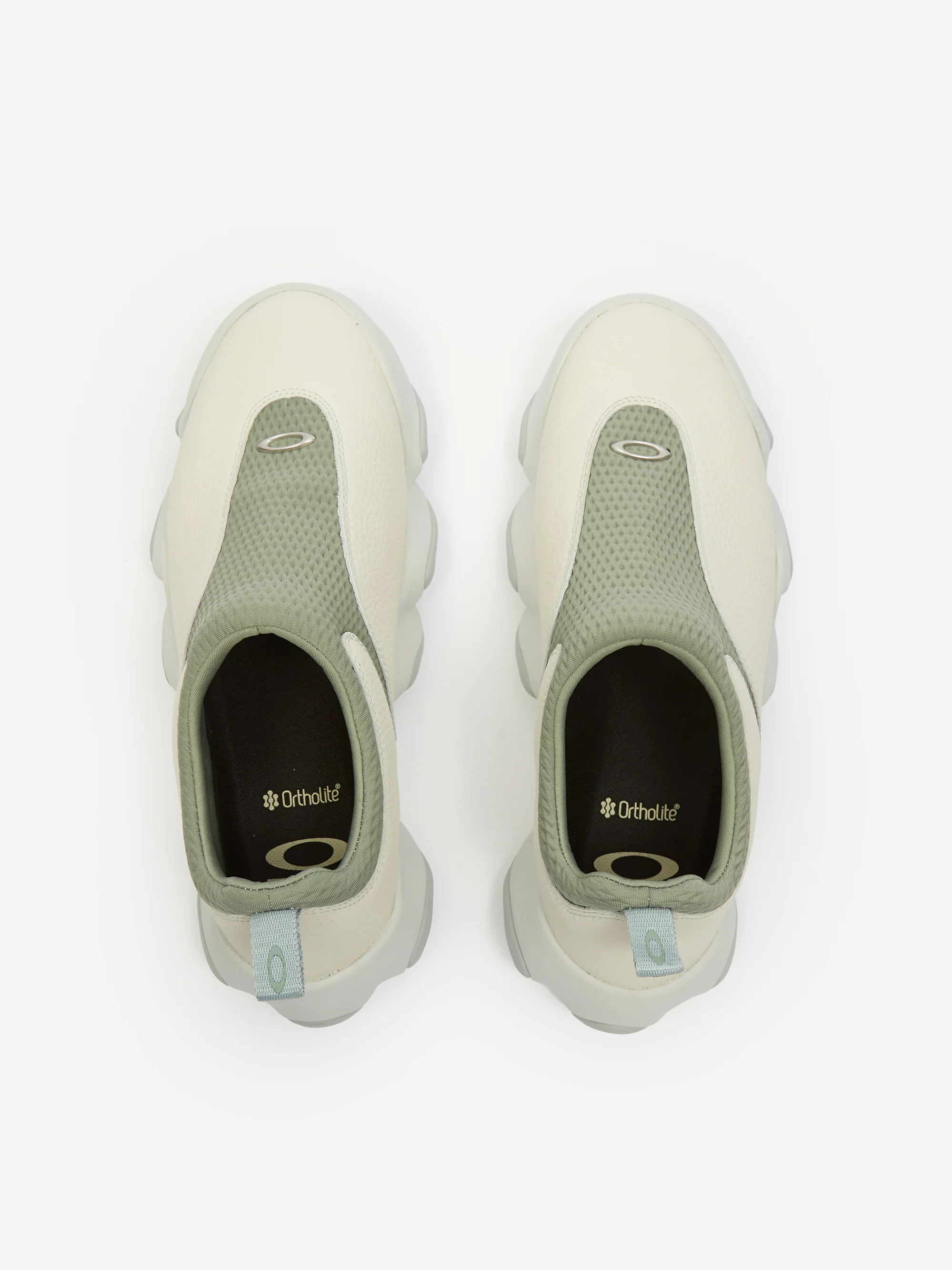 Brain Dead x Oakley Factory Team Suede Flesh - Lily Pad/White - Image 6
