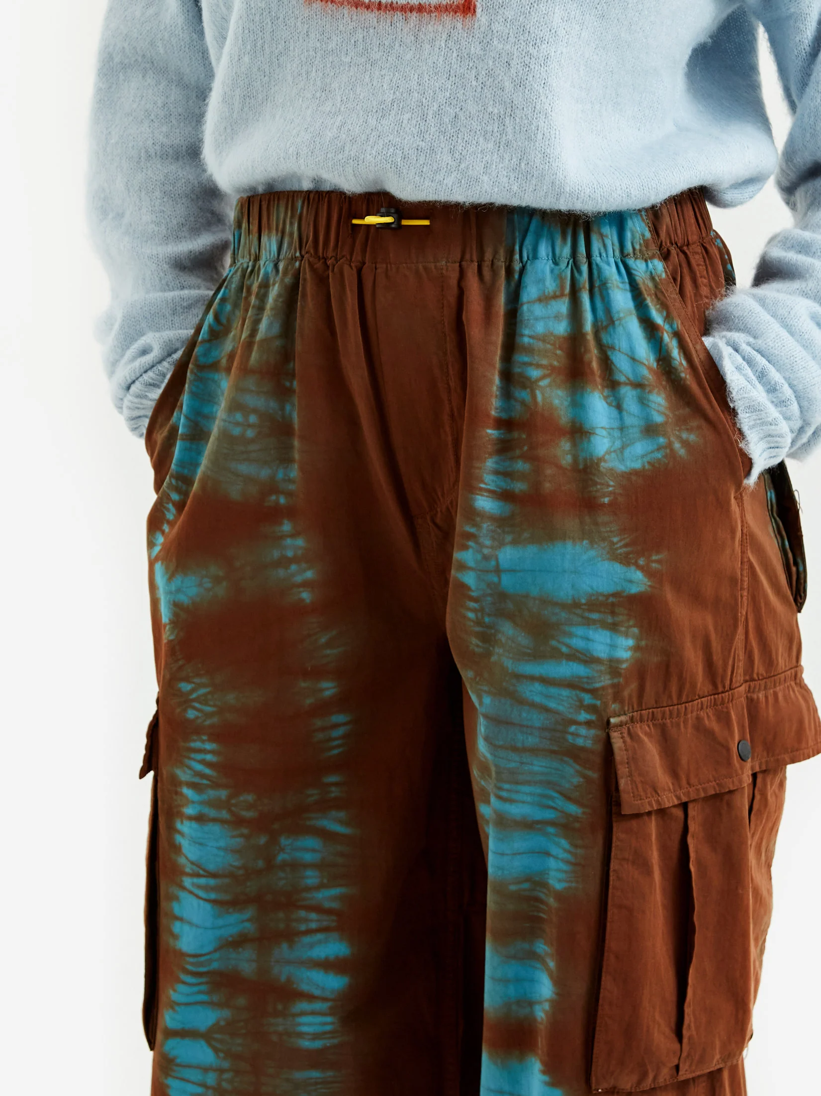 Brain Dead Zebra Dye Flight Pant W - Brown Multi - Image 3