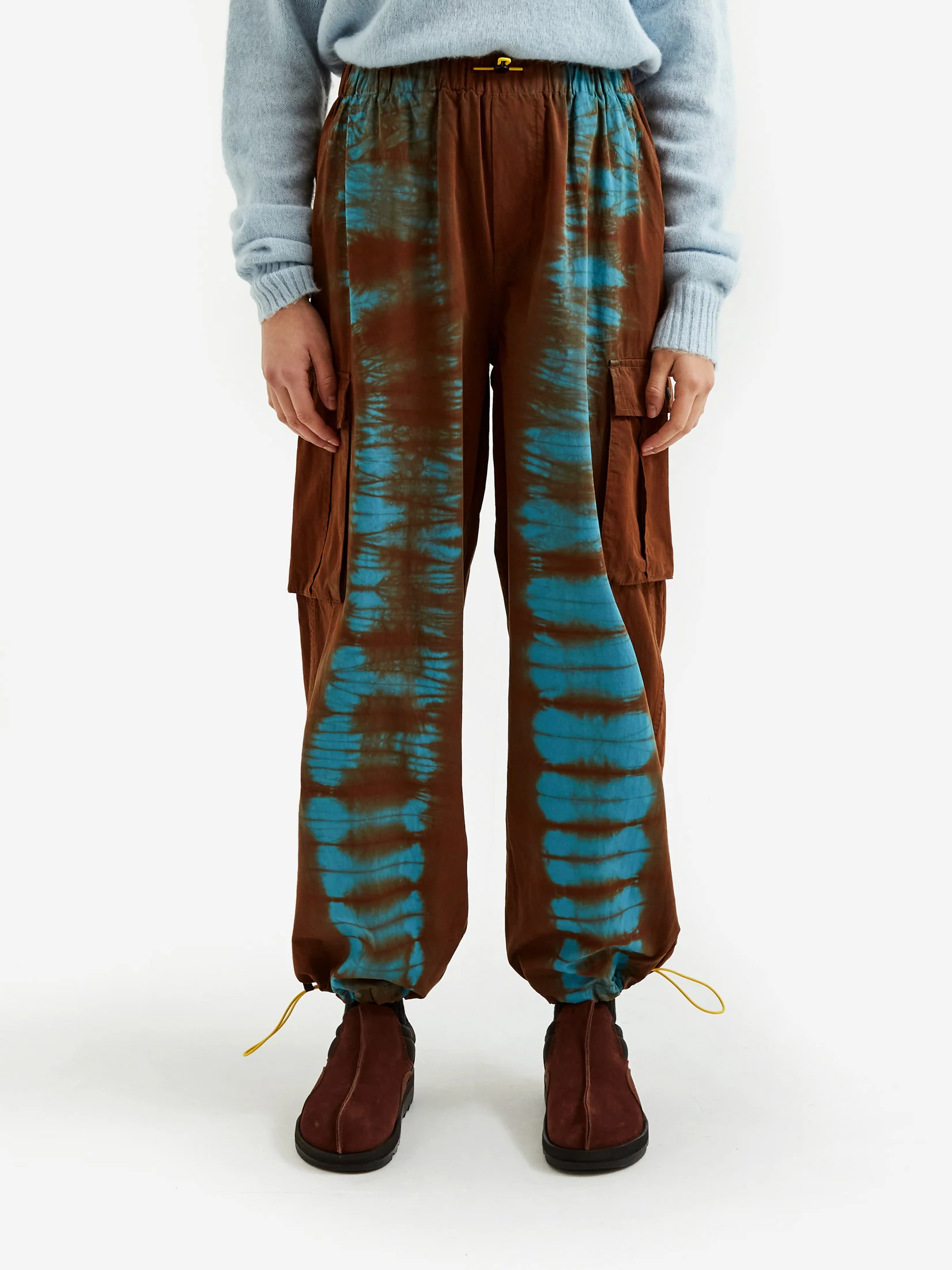 Brain Dead Zebra Dye Flight Pant W - Brown Multi - Image 4