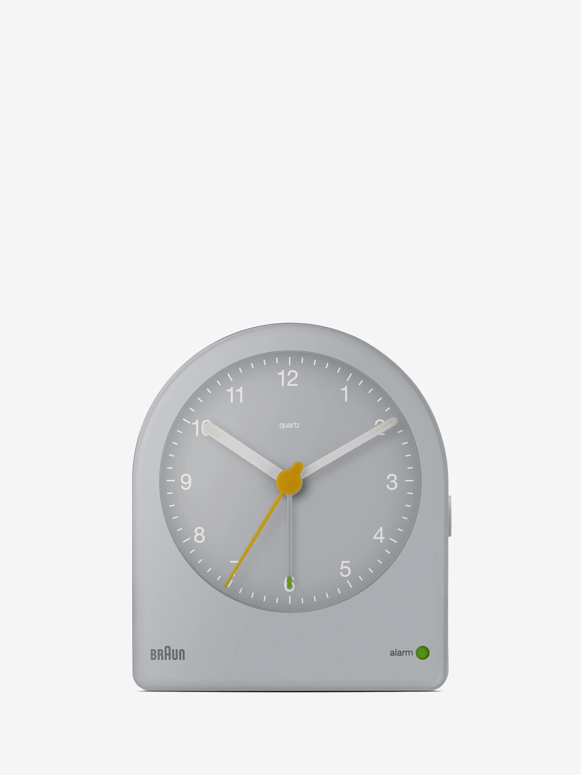 Braun Classic Analogue Alarm Clock - Silver - Image 2