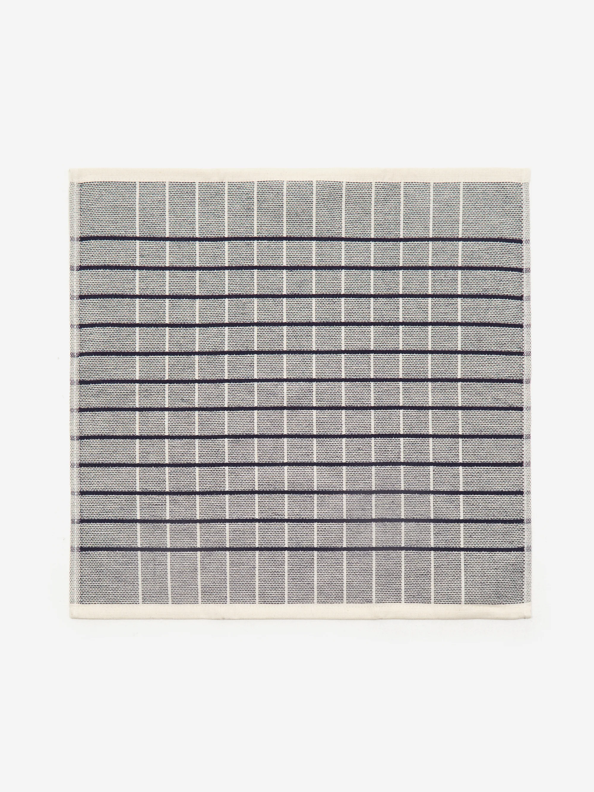 Broste Copenhagen Herman Kitchen Towel - Small Check - Maritime Blue