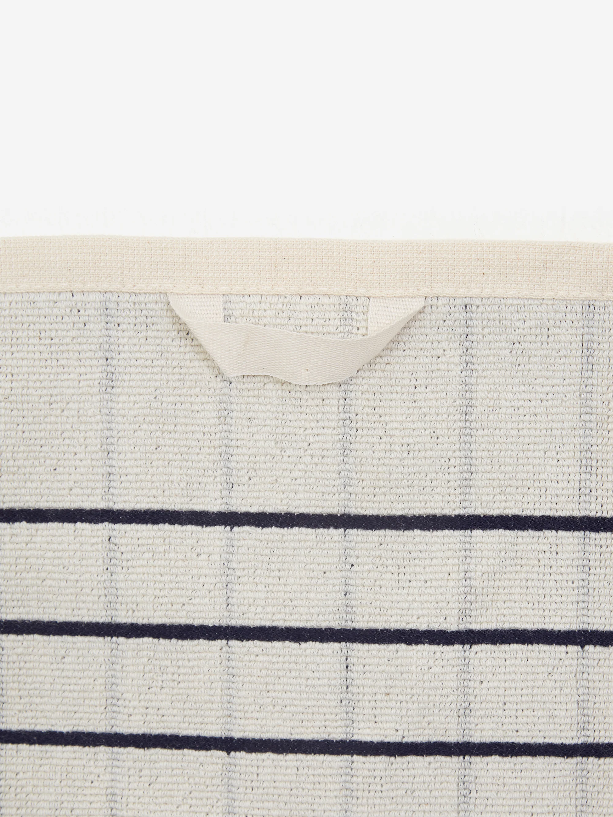 Broste Copenhagen Herman Kitchen Towel - Small Check - Maritime Blue - Image 4