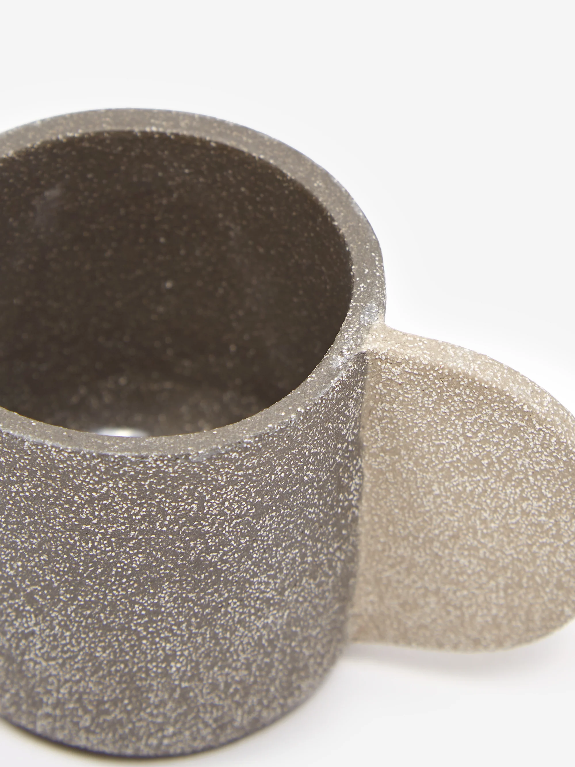 Brutes Ceramics Handmade Espresso Cup - Dark Grey - Image 2