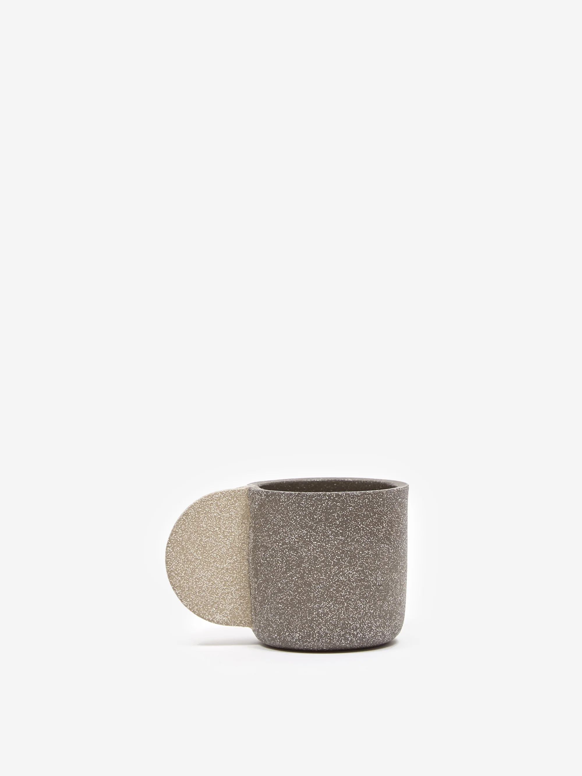 Brutes Ceramics Handmade Espresso Cup - Dark Grey - Image 4