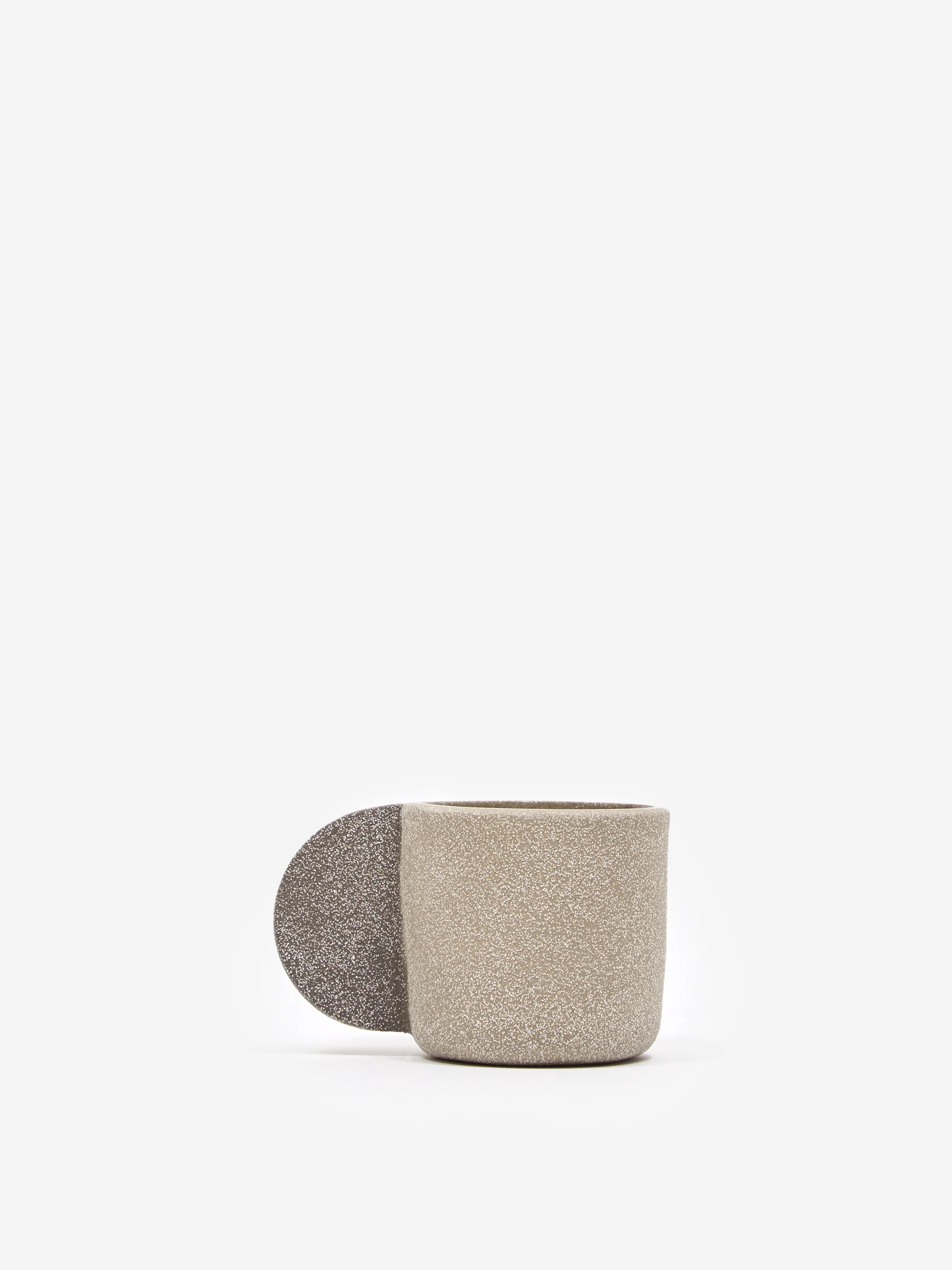 Brutes Ceramics Handmade Espresso Cup - Light Grey - Image 4