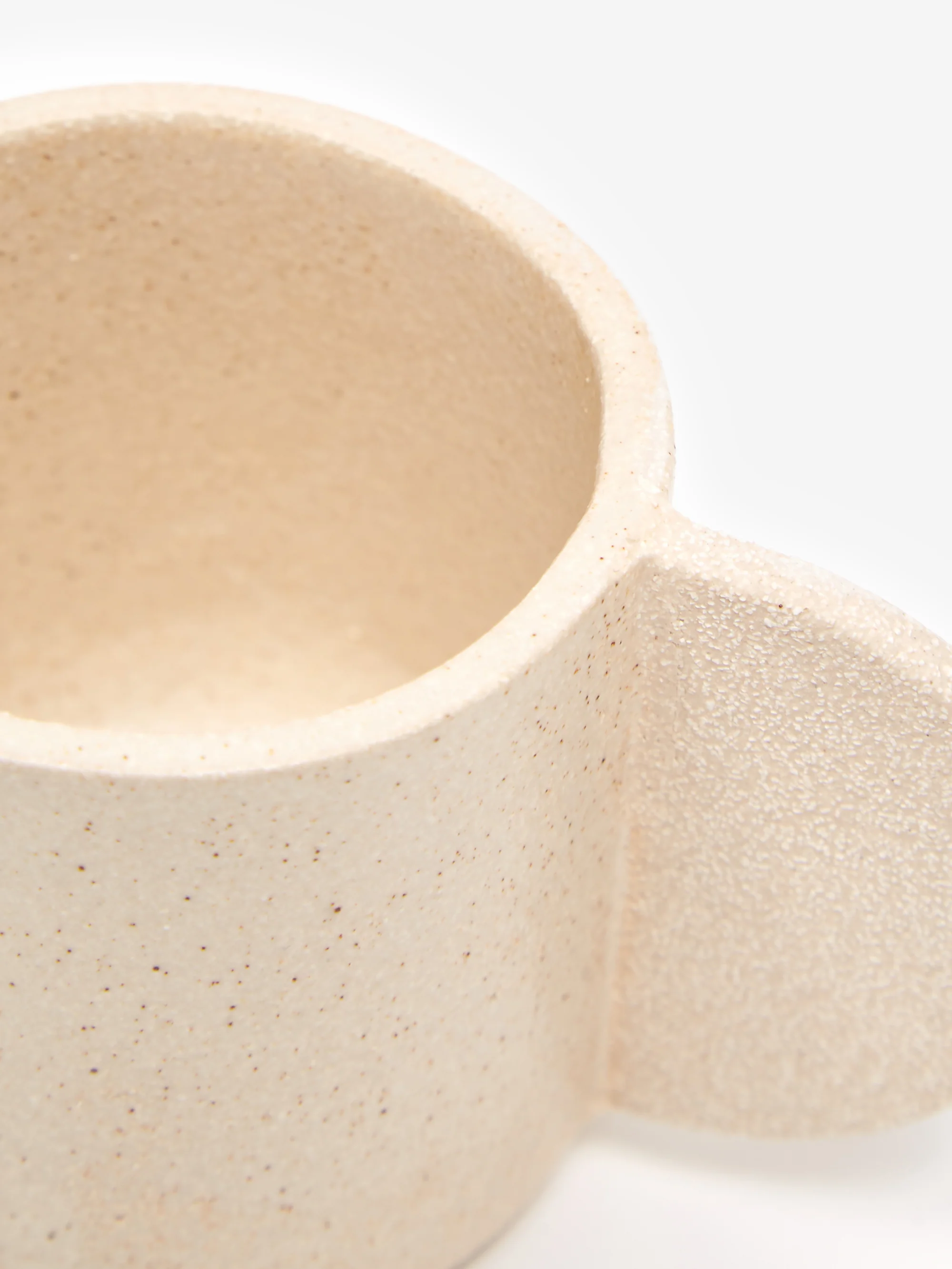 Brutes Ceramics Handmade Espresso Cup - White - Image 2