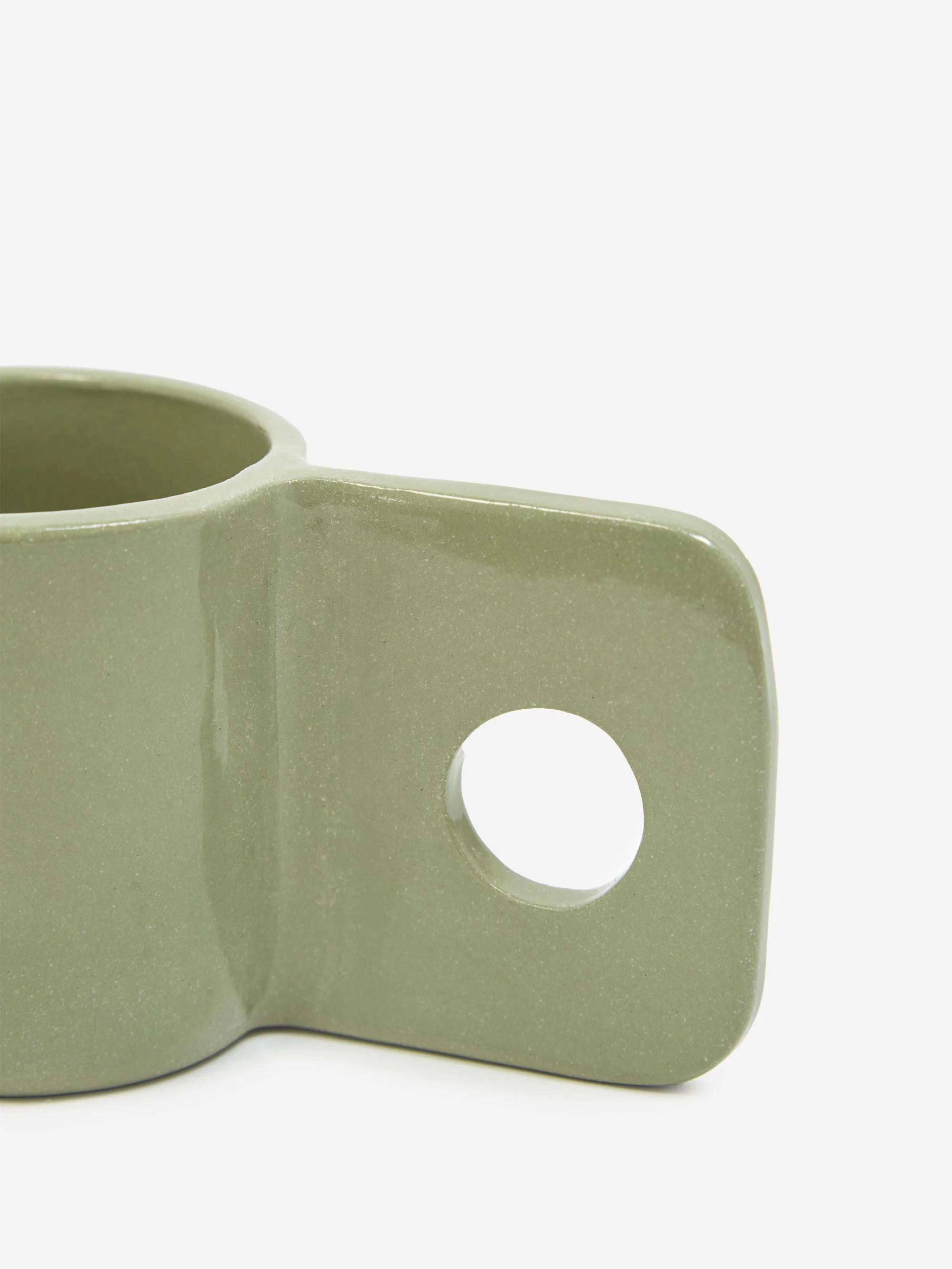 Brutes Ceramics Handmade Hopper Mug - Pistachio - Image 2