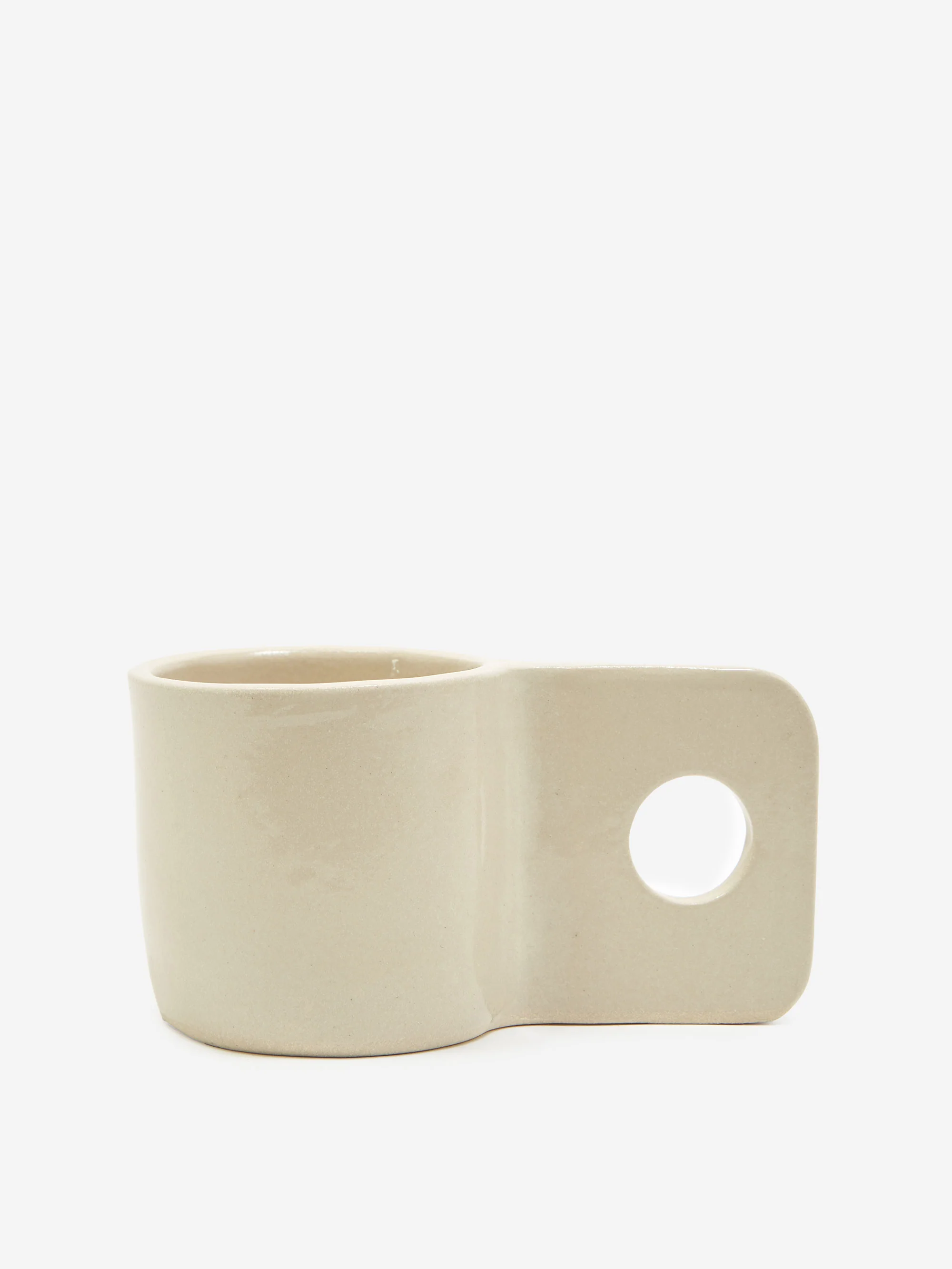 Brutes Ceramics Handmade Hopper Mug - Sand