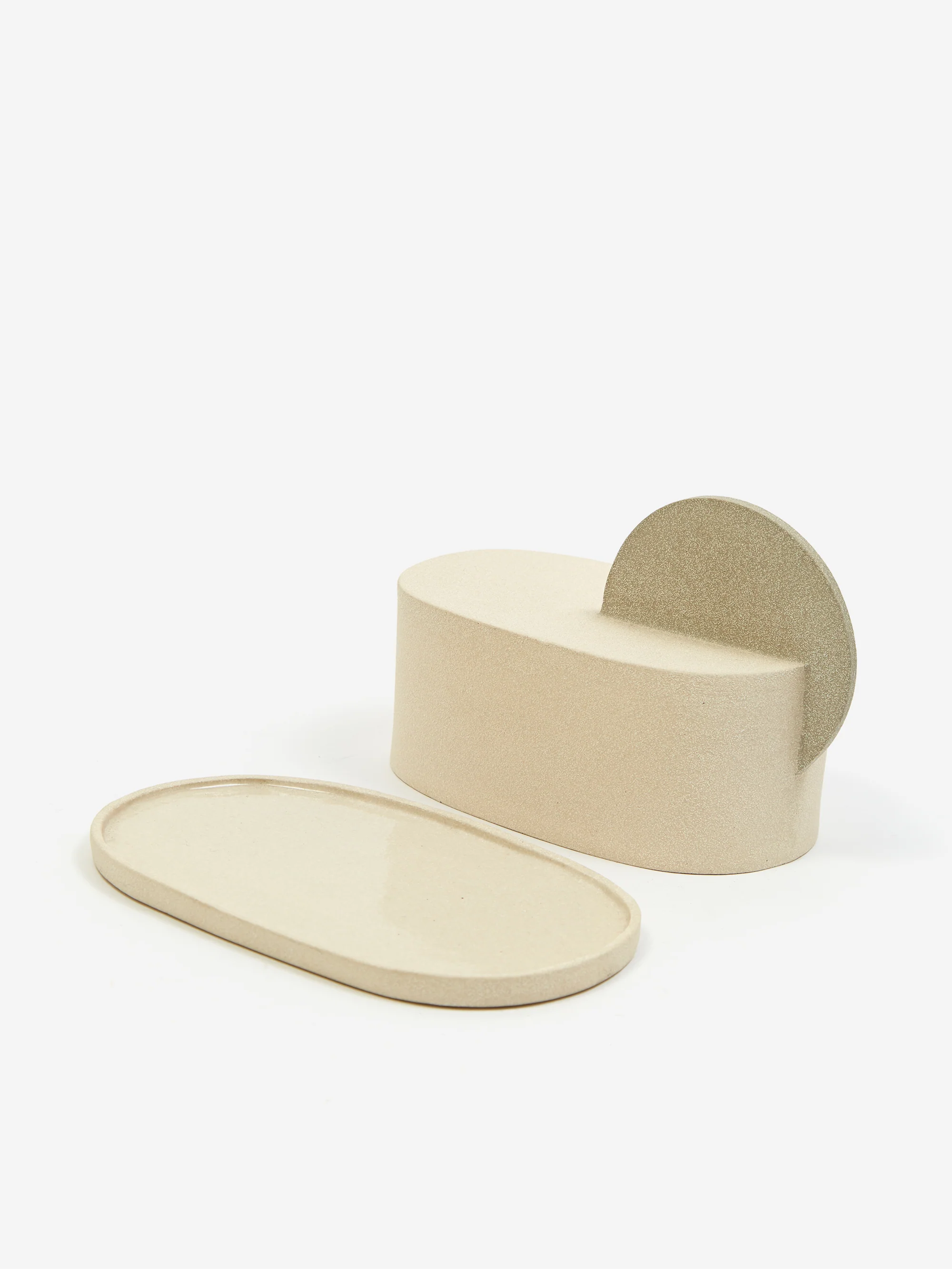Brutes Ceramics Signature Butter Dish - Sand - Image 2