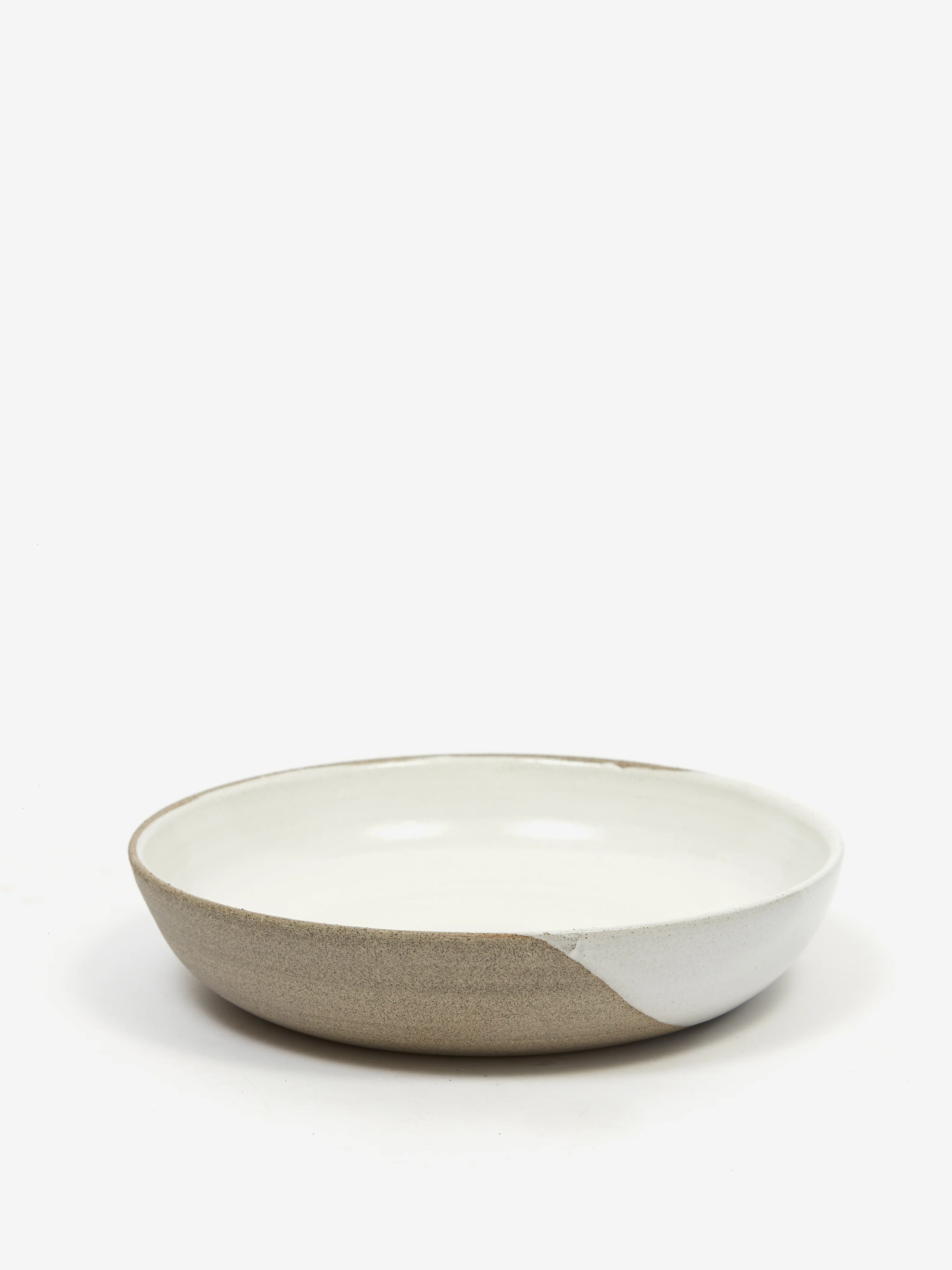 by.noo Handmade Pasta Bowl - Grey Drip