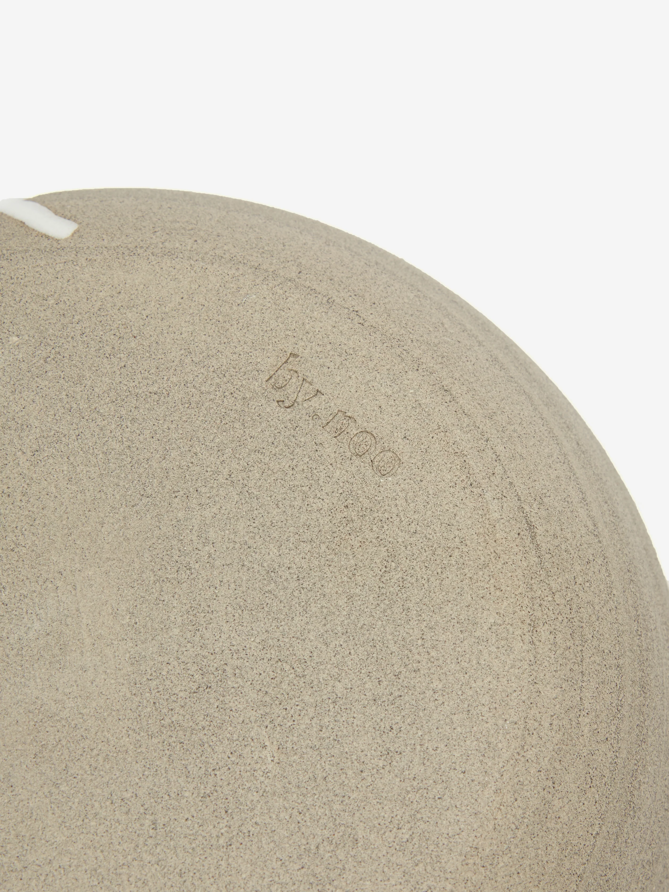 by.noo Handmade Pasta Bowl - Grey Drip - Image 3