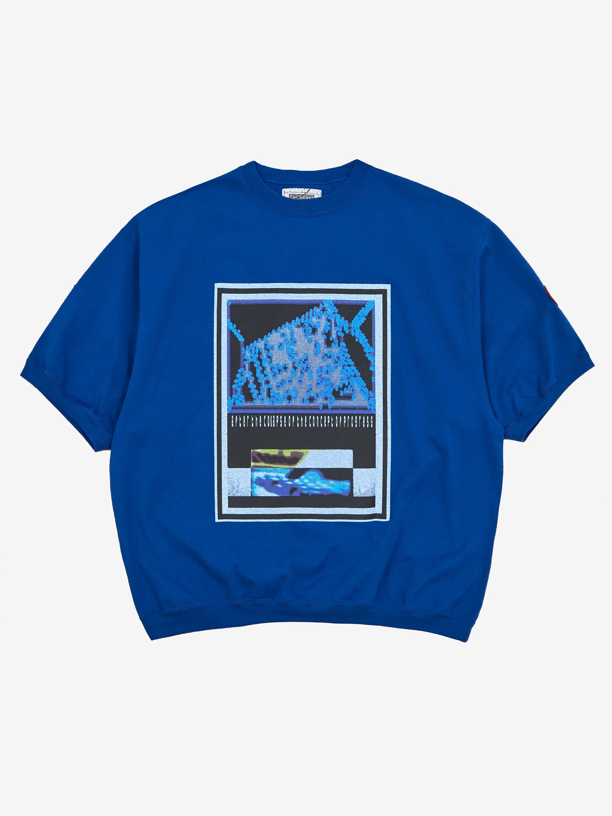 C.E Cav Empt AS Raytracing Short Sleeve Crew Neck - Navy