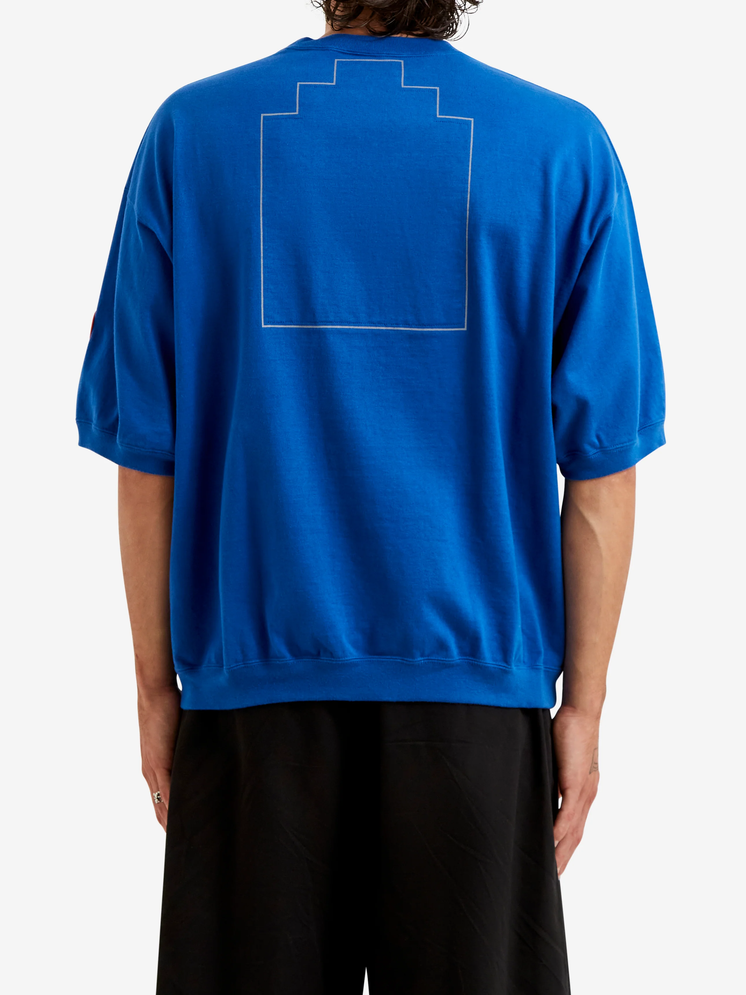 C.E Cav Empt AS Raytracing Short Sleeve Crew Neck - Navy - Image 6