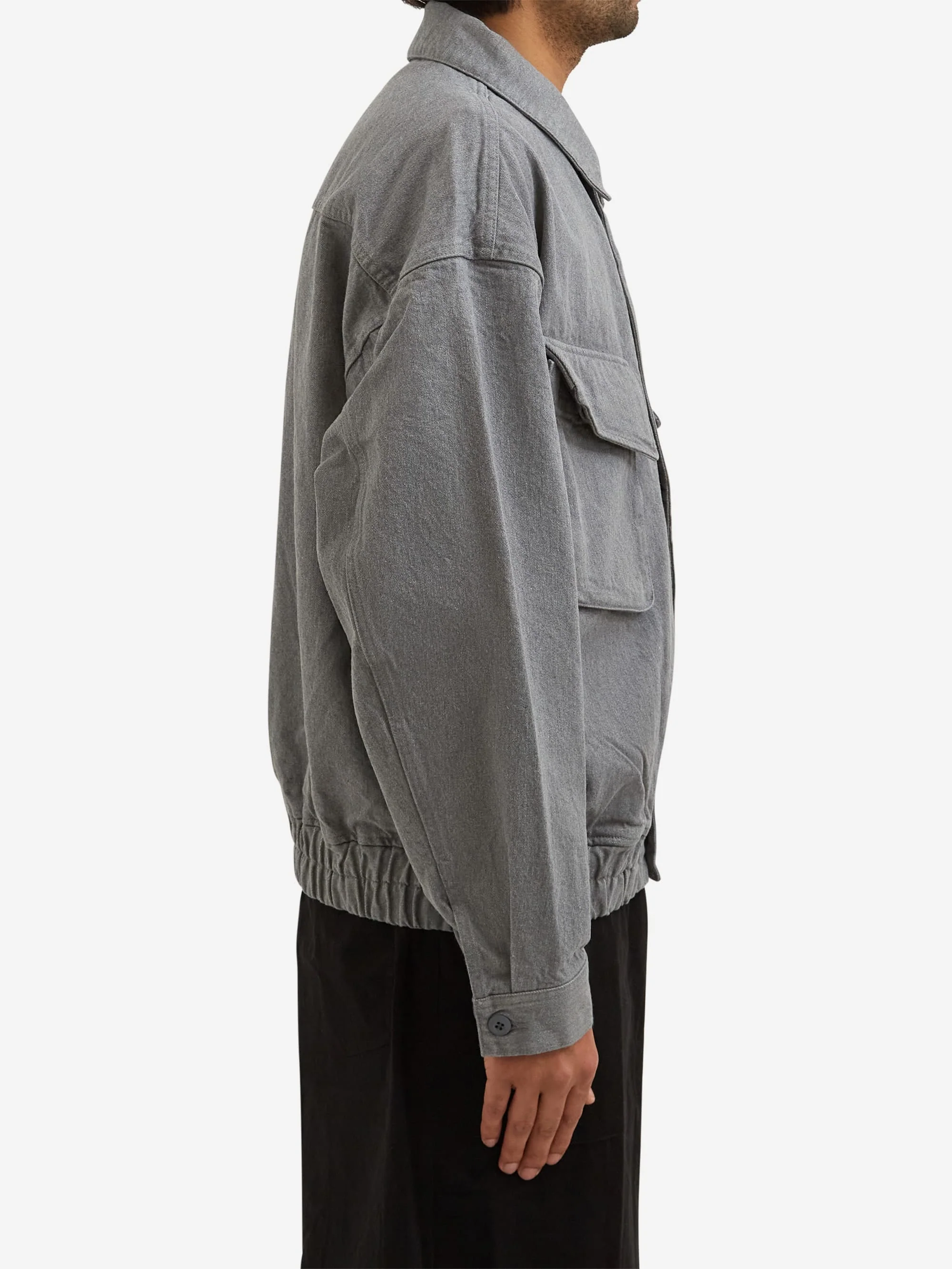 C.E Cav Empt Ash Community Button Jacket - Grey - Image 5