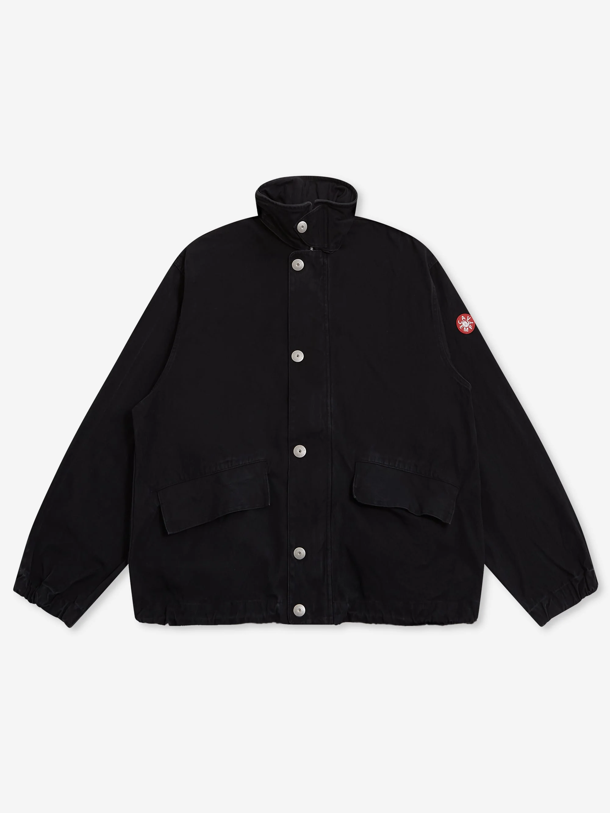 C.E Cav Empt Canvas Casual Zip Jacket - Black