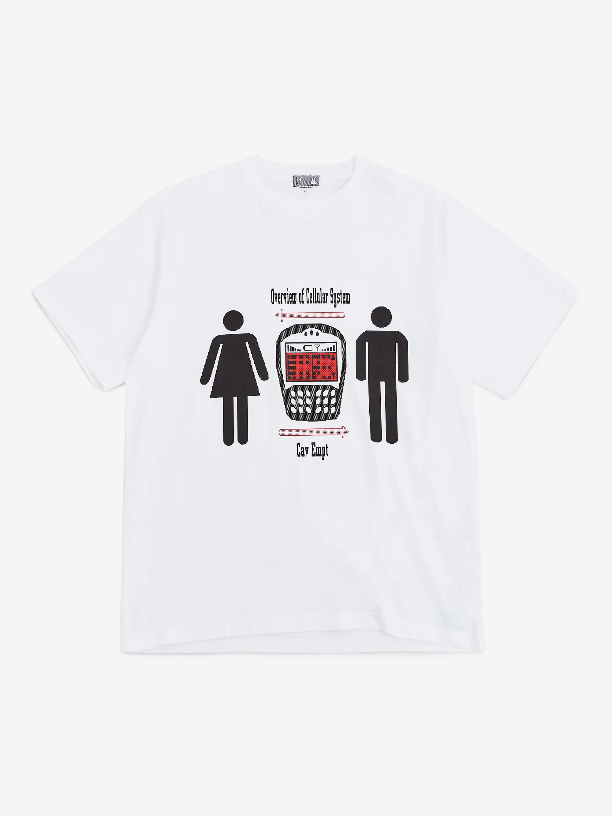 C.E Cav Empt Cellular System T-Shirt - White