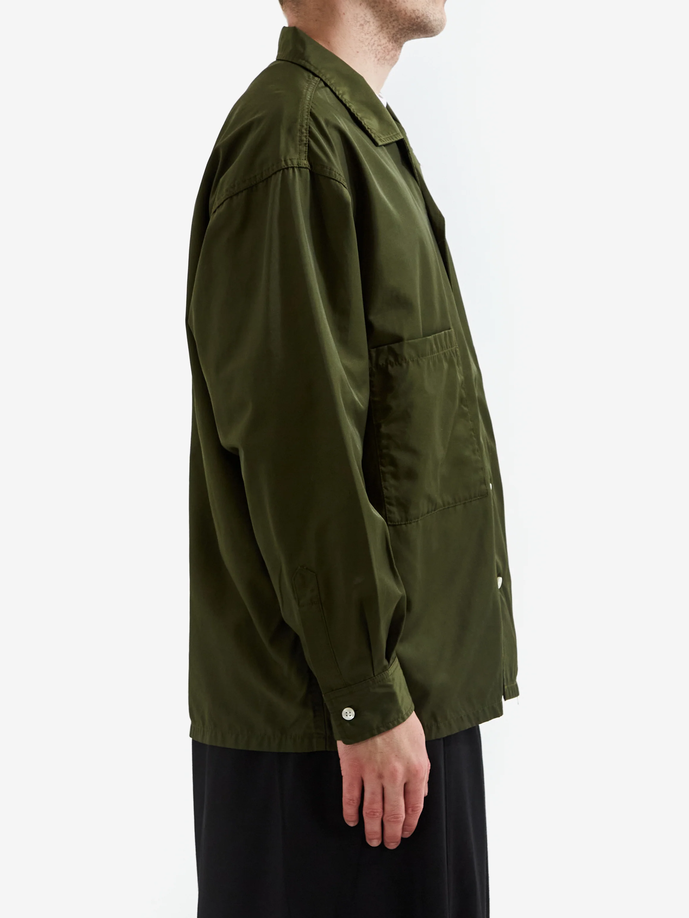 C.E Cav Empt CN Twill Open Shirt - Green - Image 5