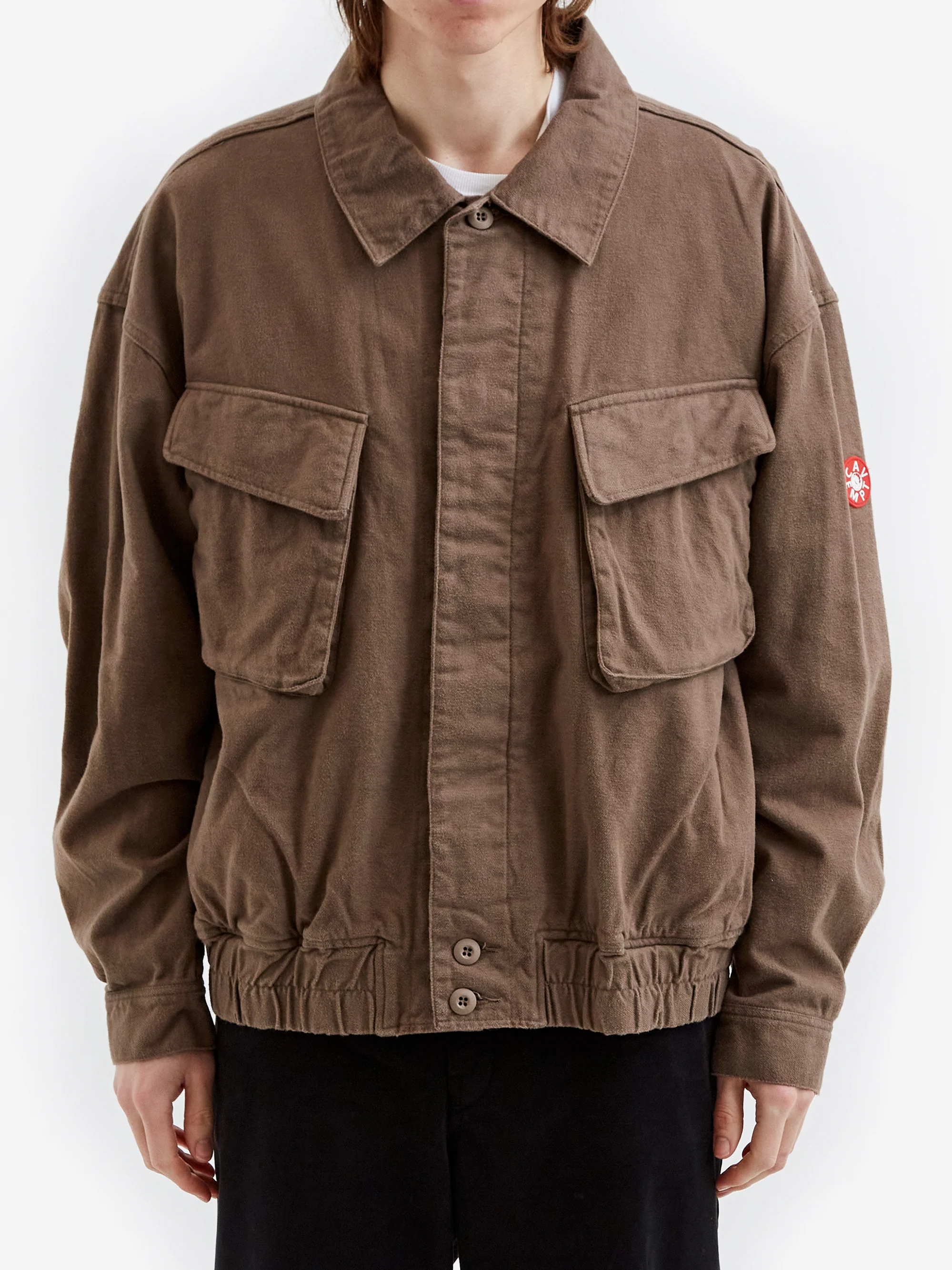 C.E Cav Empt Community Button Jacket - Brown - Image 2