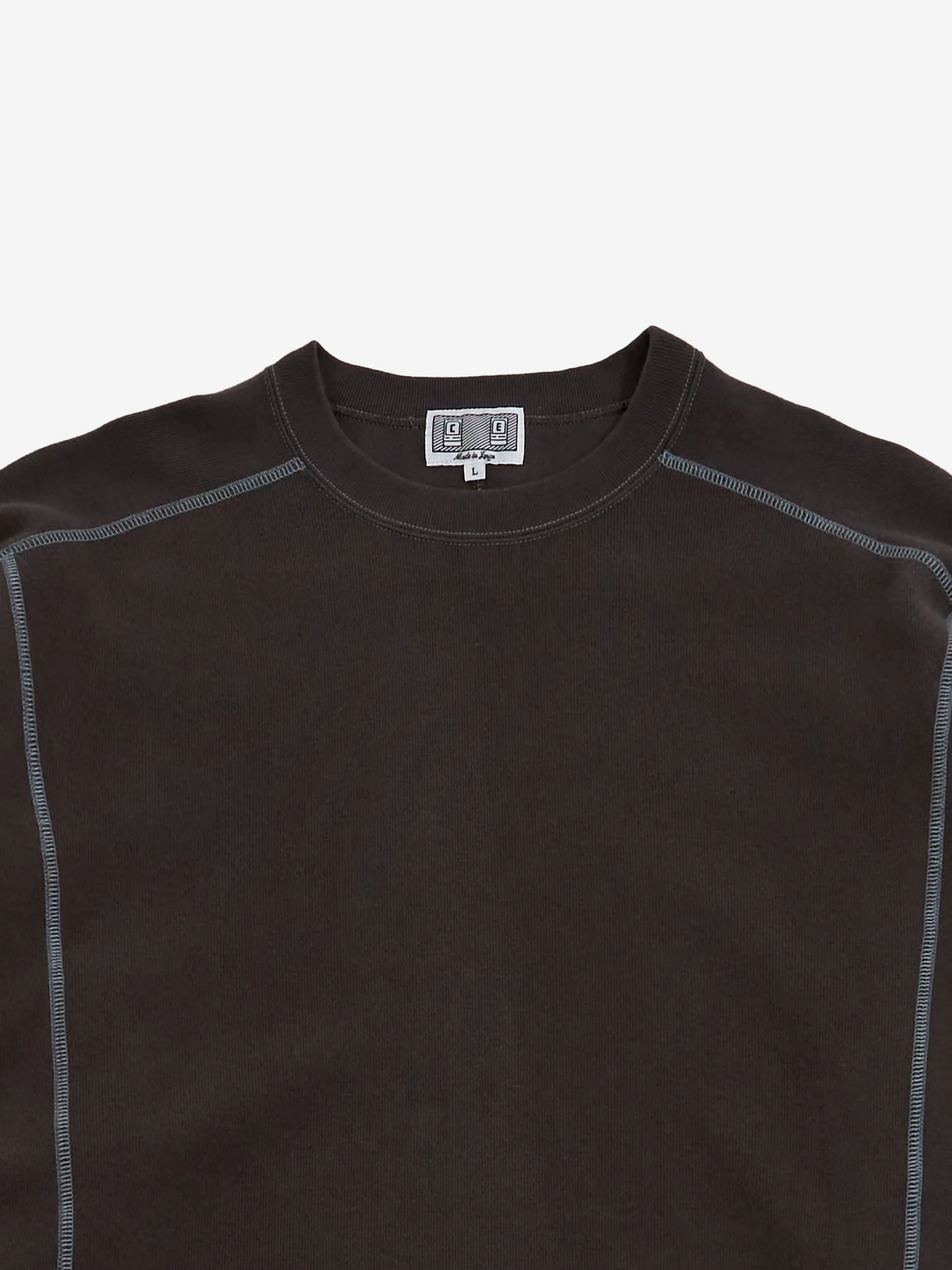 C.E Cav Empt Crew Neck Double Knit - Charcoal - Image 5