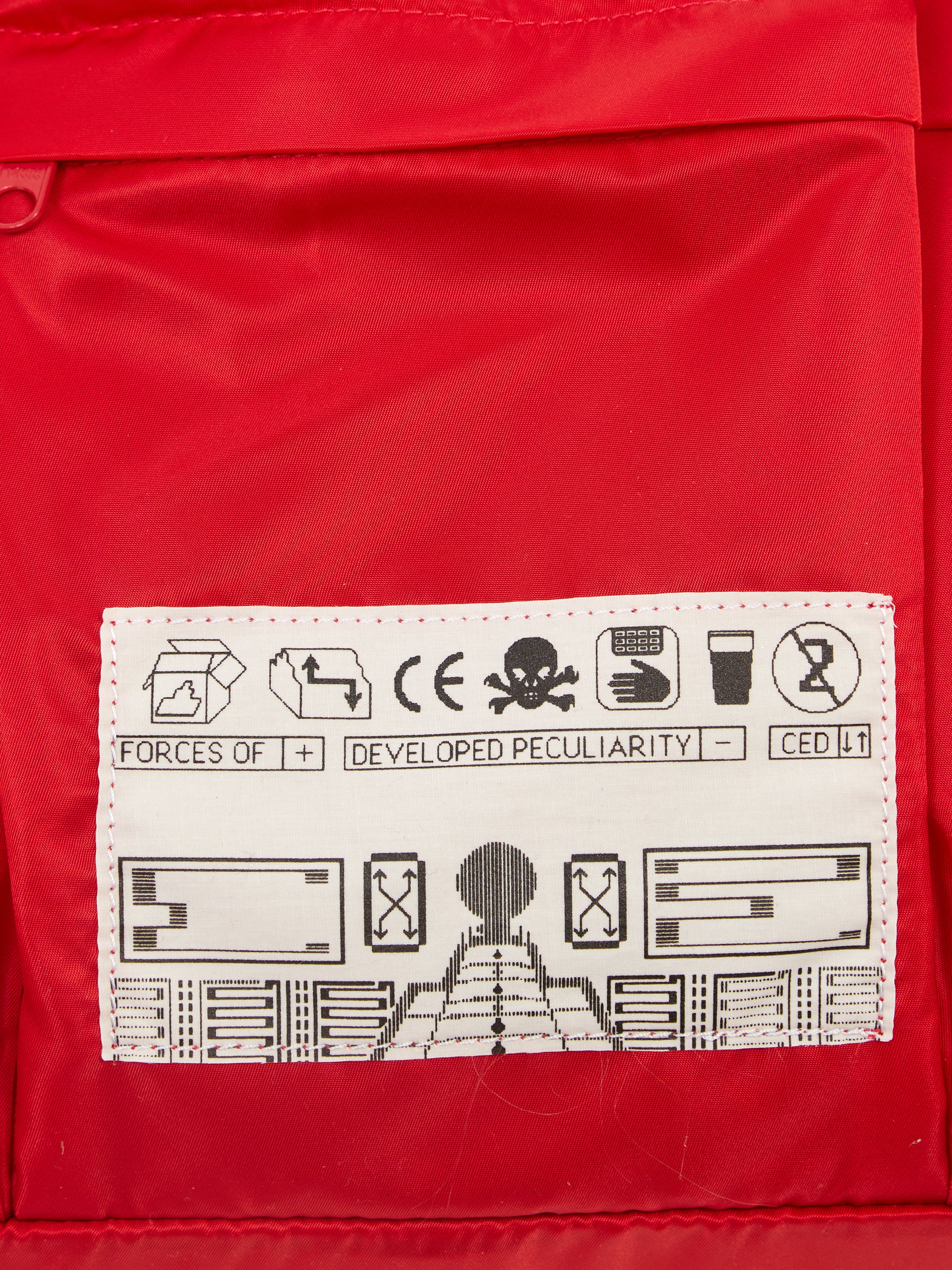C.E Cav Empt Developed Shoulder Bag - Red - Image 5